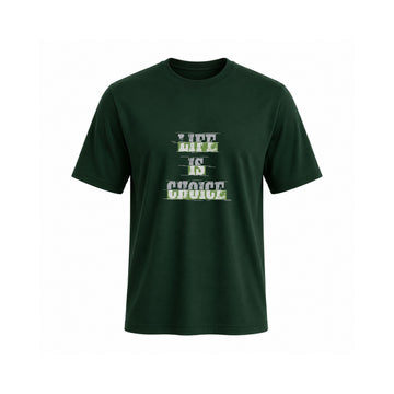 SIIEGE Life is Choice Soft Cotton T-Shirt For Men