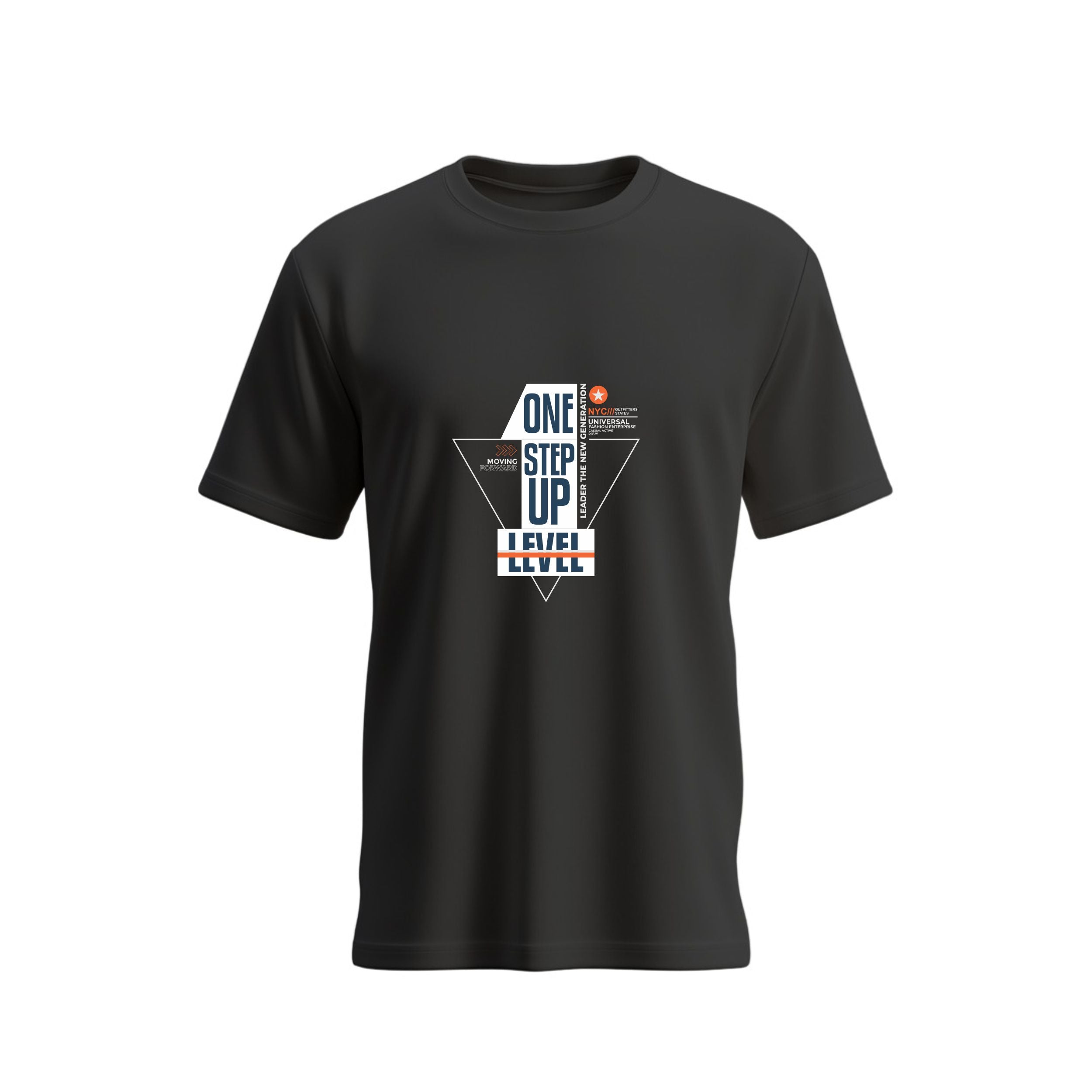 SIIEGE One Step Up Level Soft Cotton T-Shirt For Men