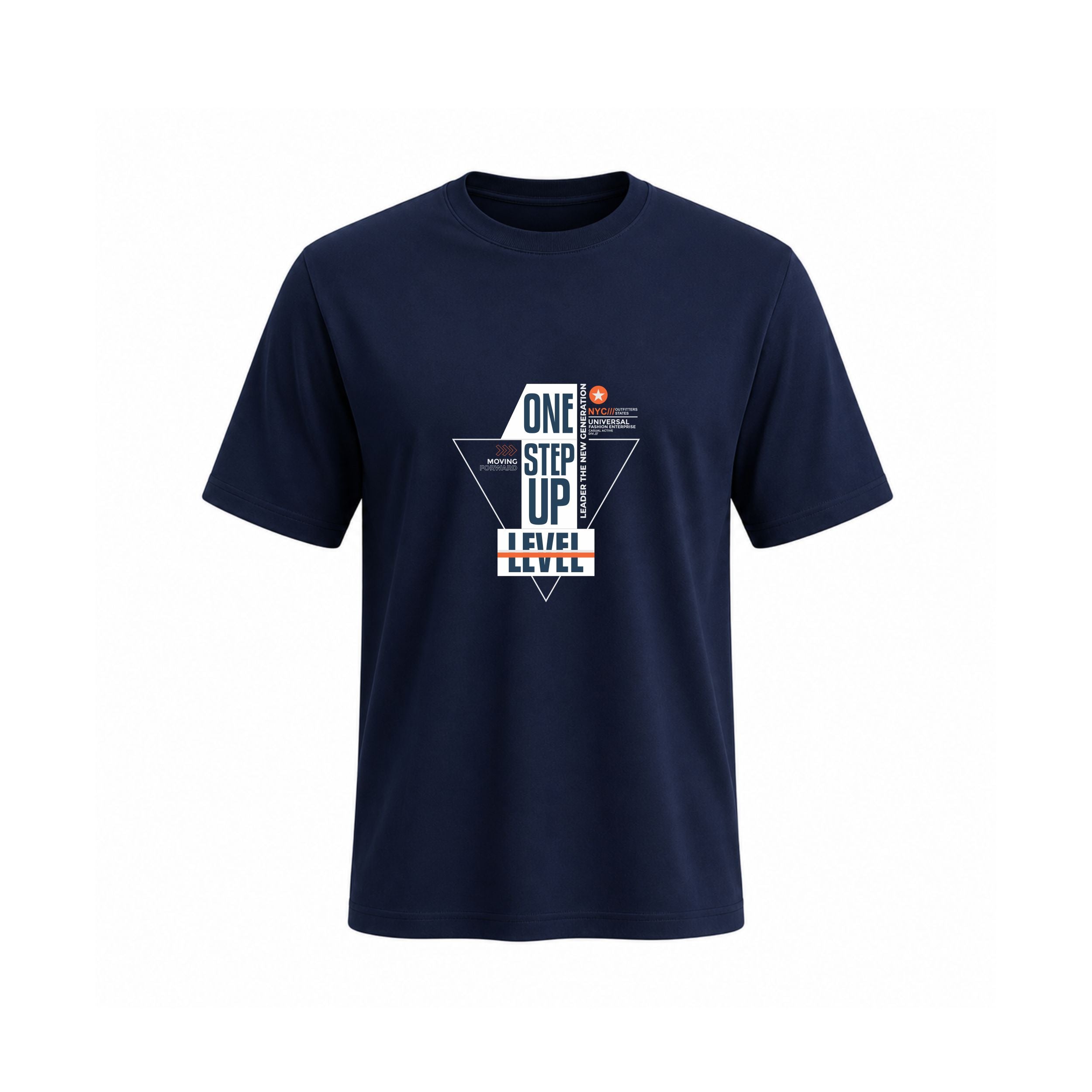 SIIEGE One Step Up Level Soft Cotton T-Shirt For Men
