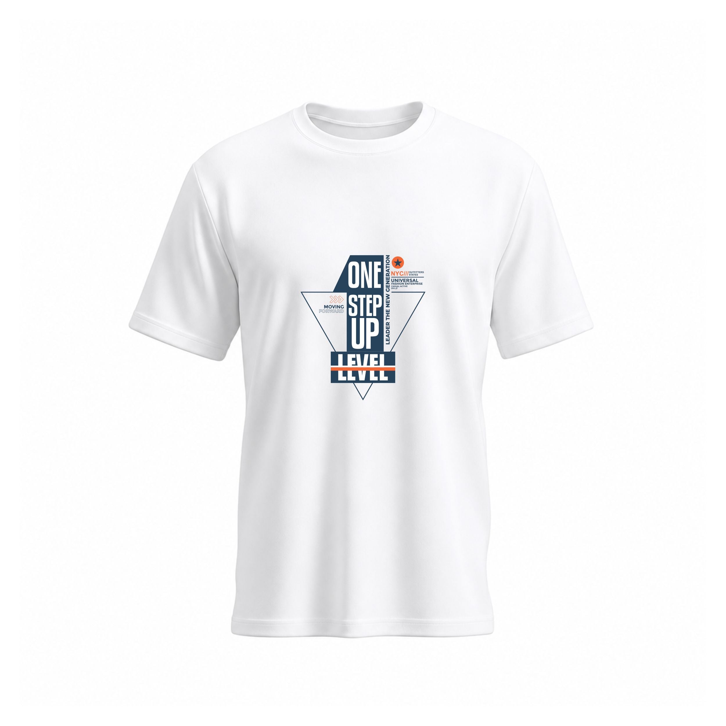 SIIEGE One Step Up Level Soft Cotton T-Shirt For Men