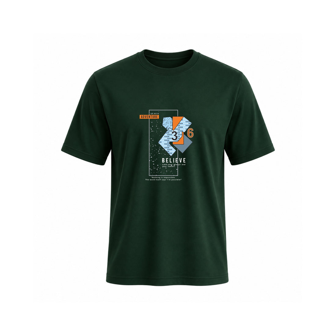 SIIEGE Adventure Believe Soft Cotton T-Shirt For Men