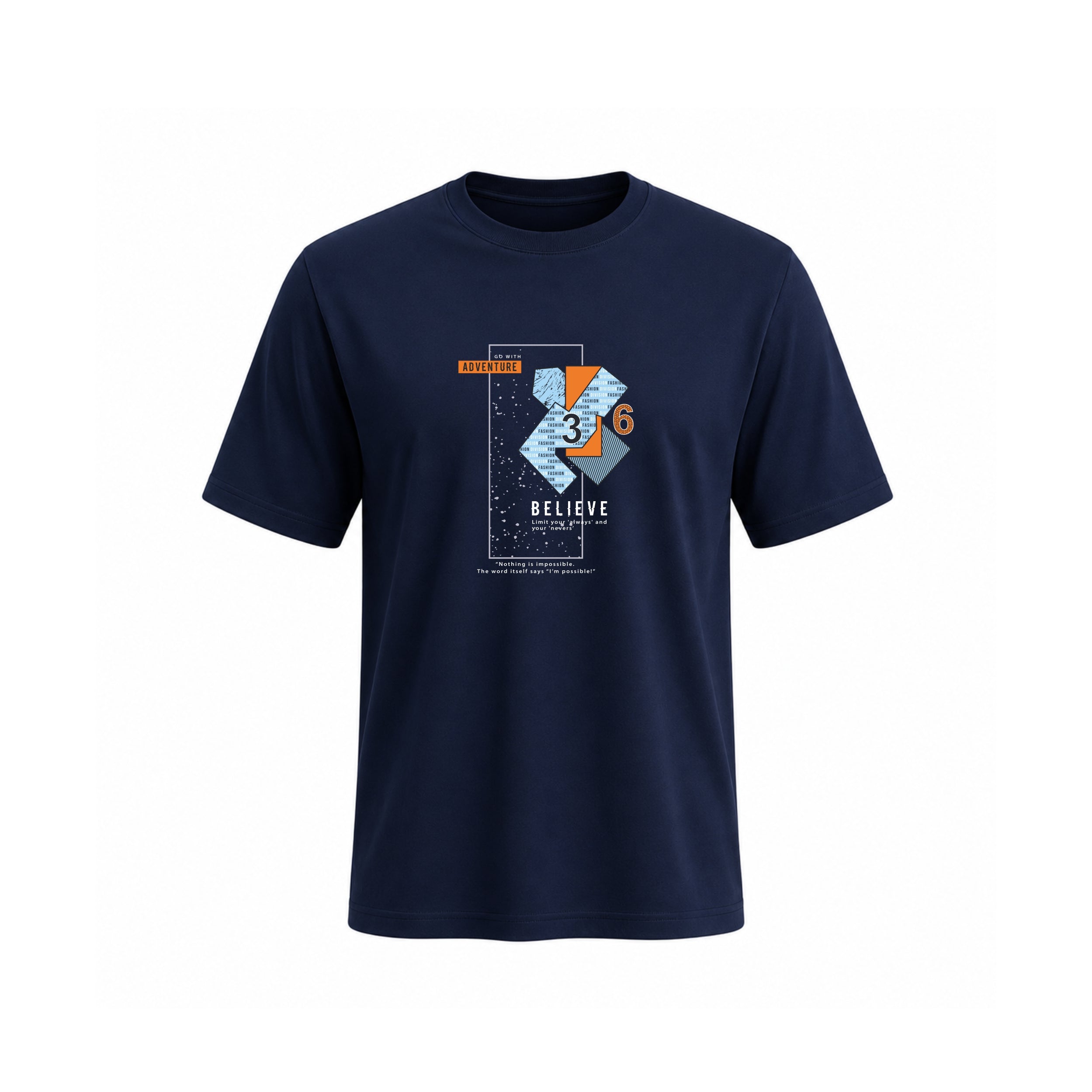 SIIEGE Adventure Believe Soft Cotton T-Shirt For Men