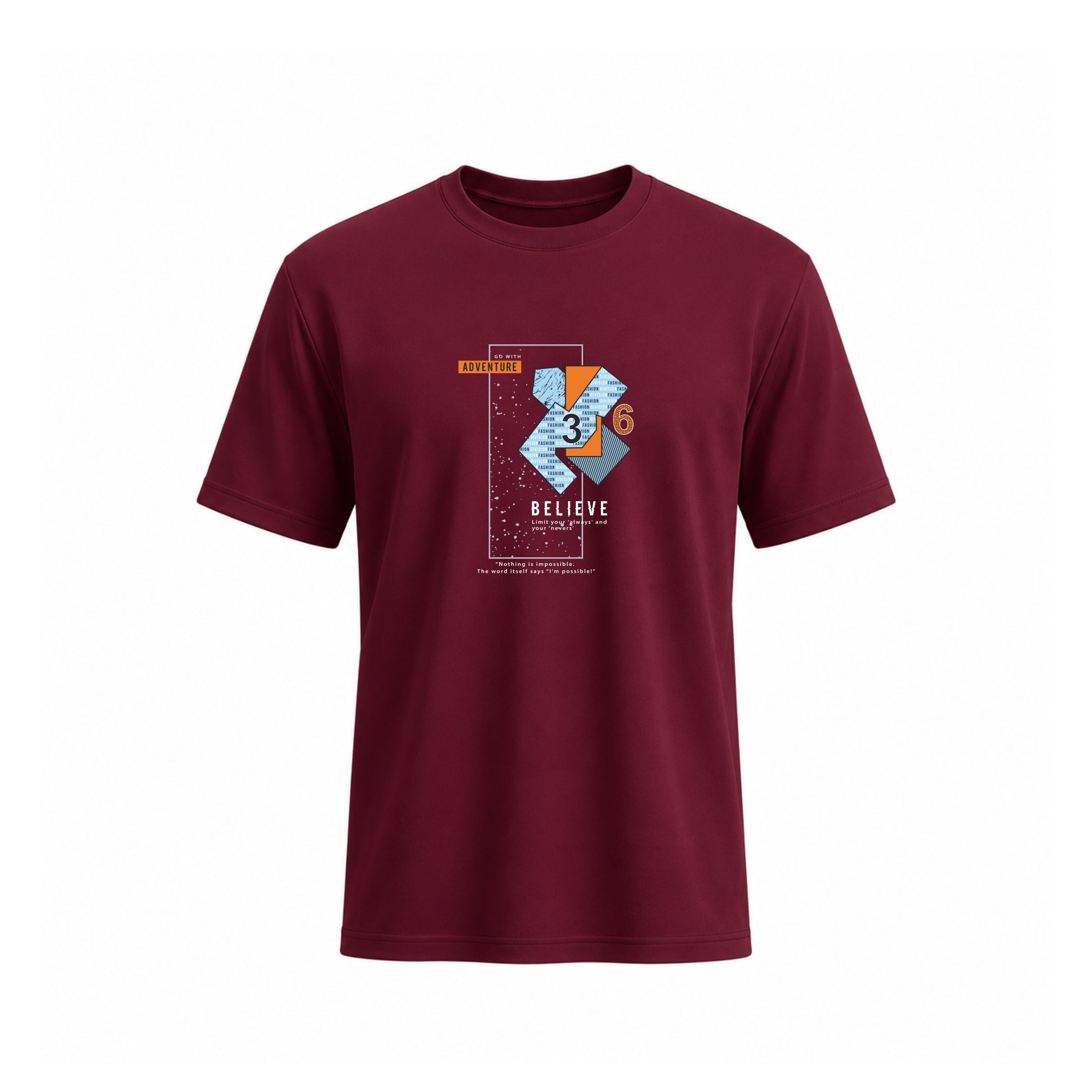 SIIEGE Adventure Believe Soft Cotton T-Shirt For Men