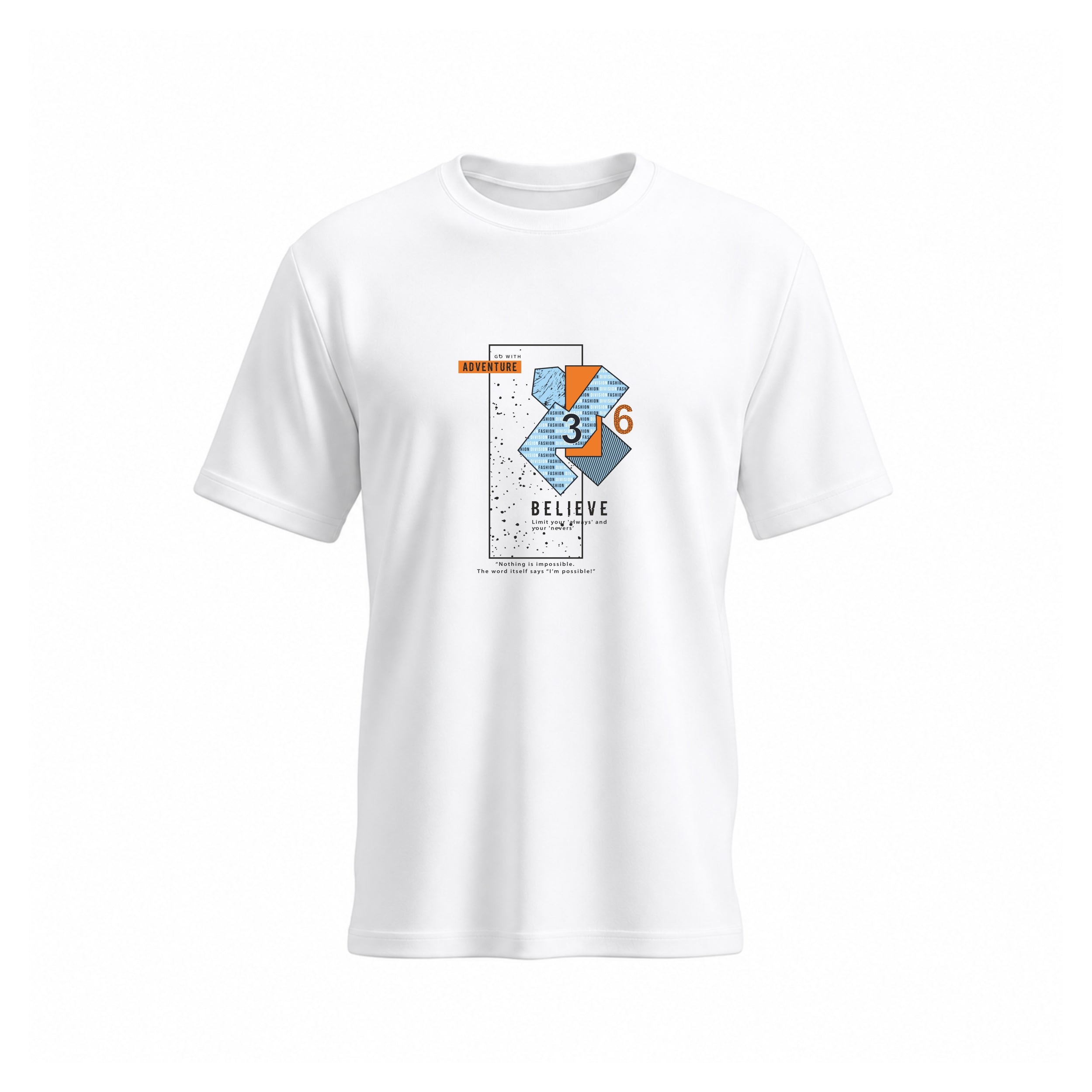 SIIEGE Adventure Believe Soft Cotton T-Shirt For Men