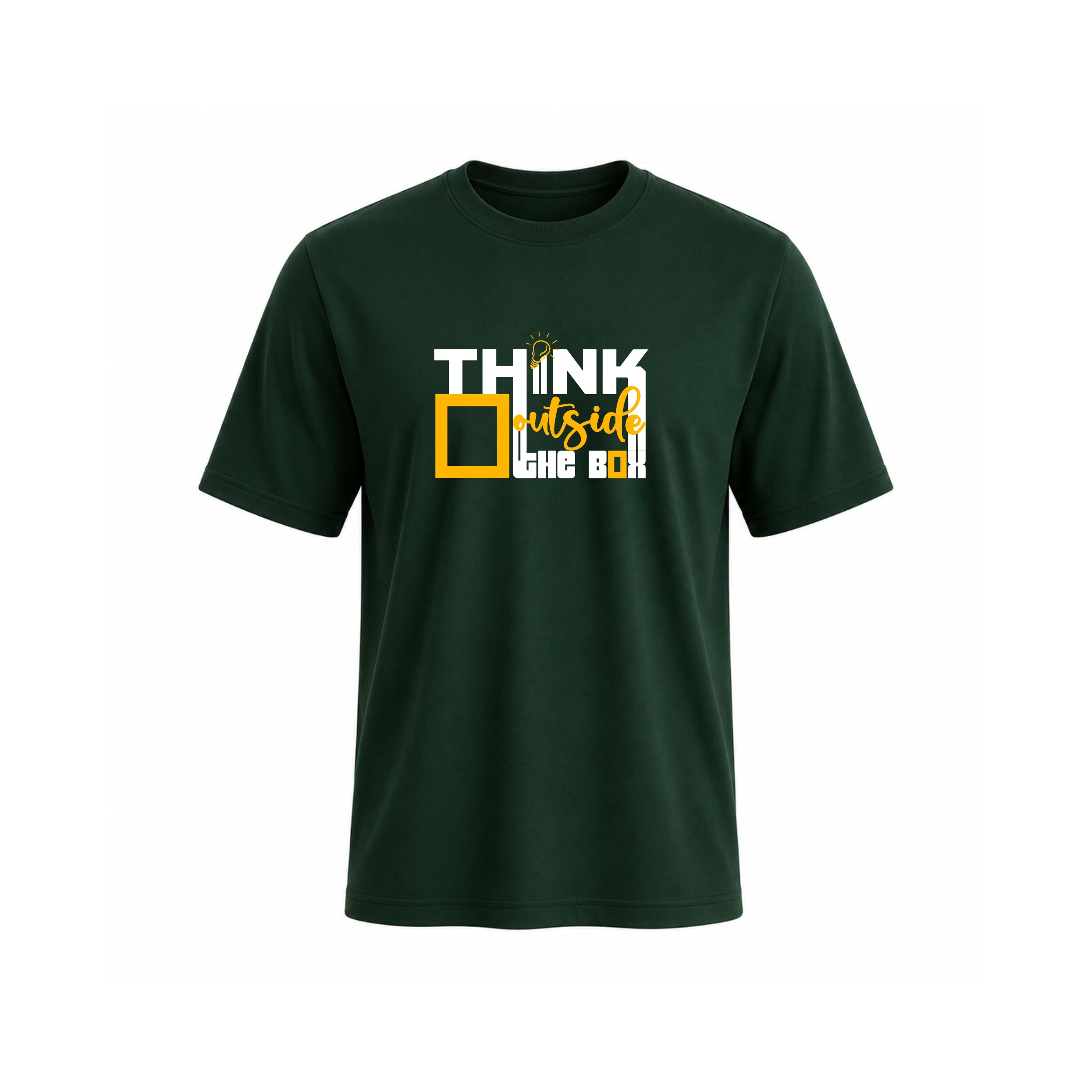 SIIEGE Think Outside The Box Cotton T-Shirt For Men