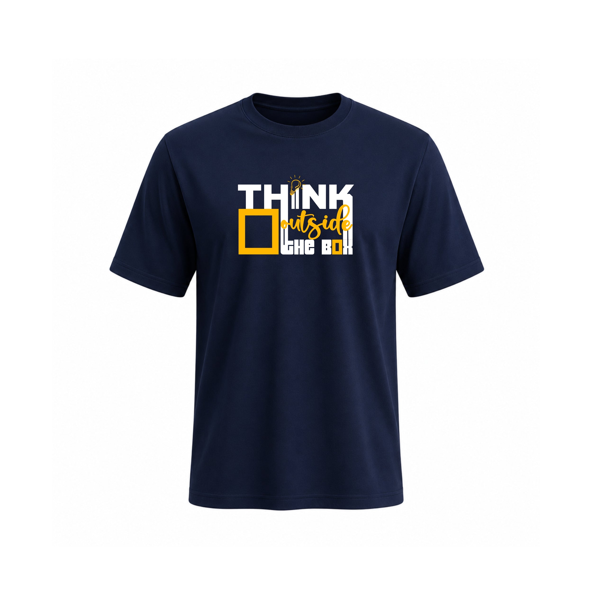 SIIEGE Think Outside The Box Cotton T-Shirt For Men