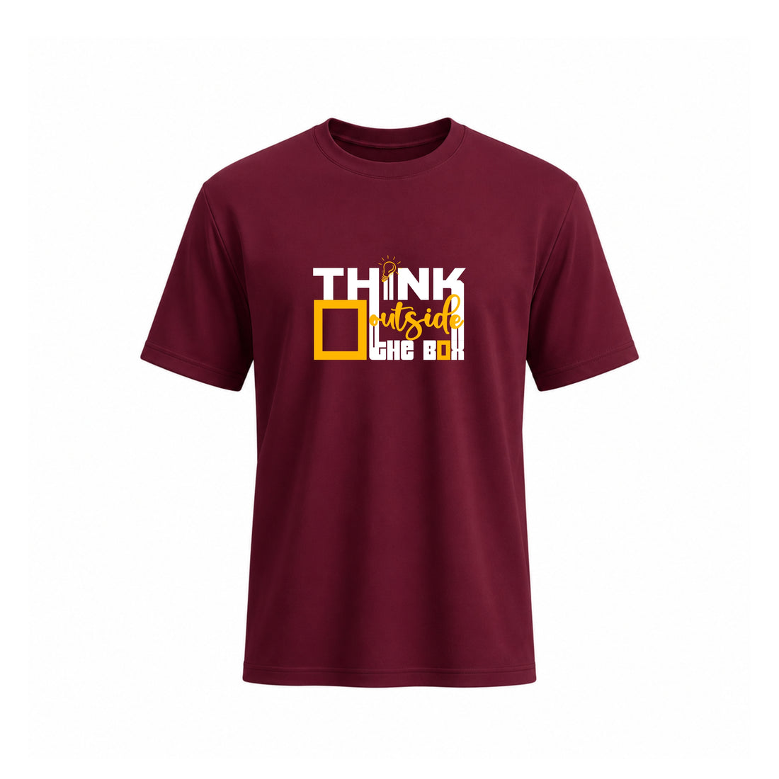 SIIEGE Think Outside The Box Cotton T-Shirt For Men