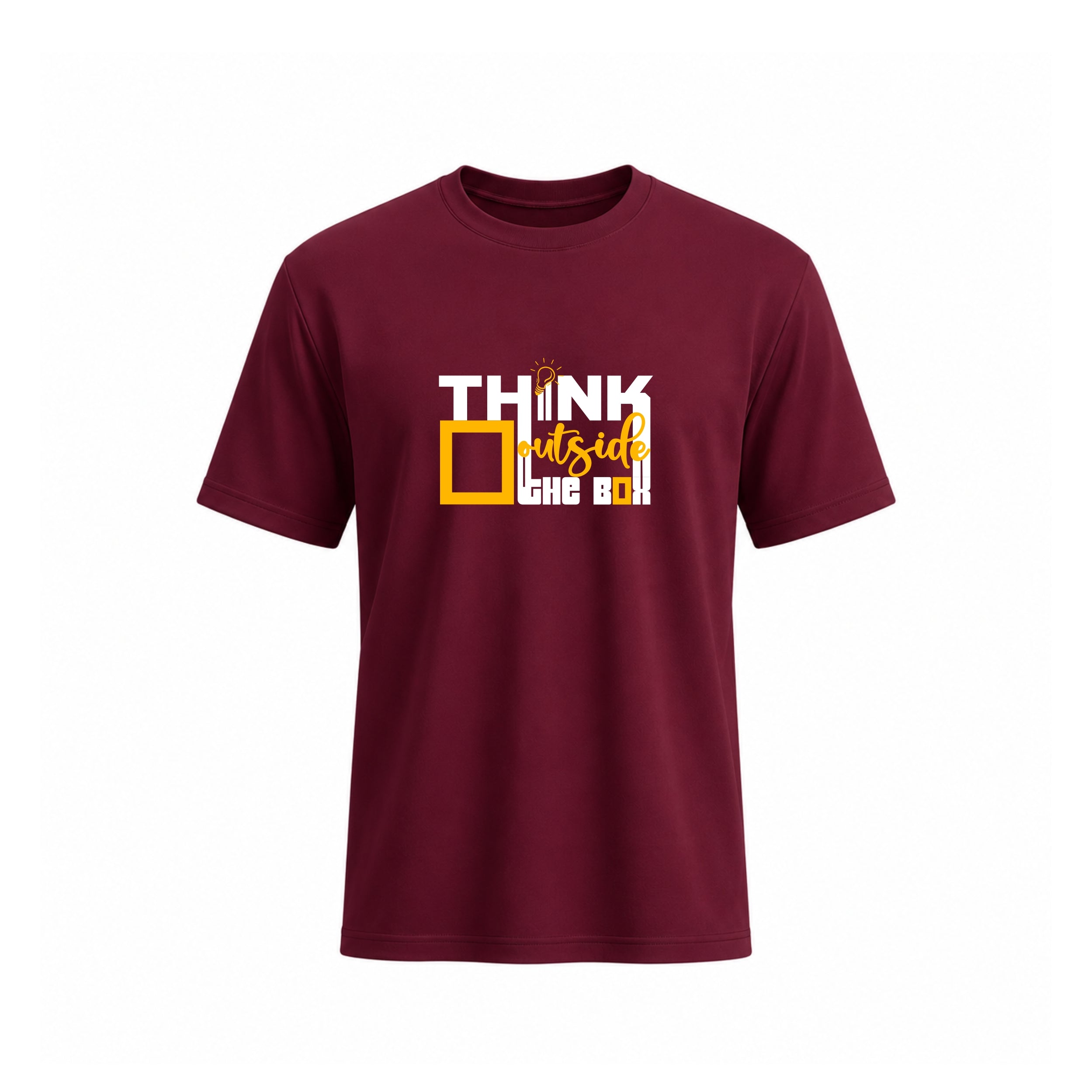 SIIEGE Think Outside The Box Cotton T-Shirt For Men