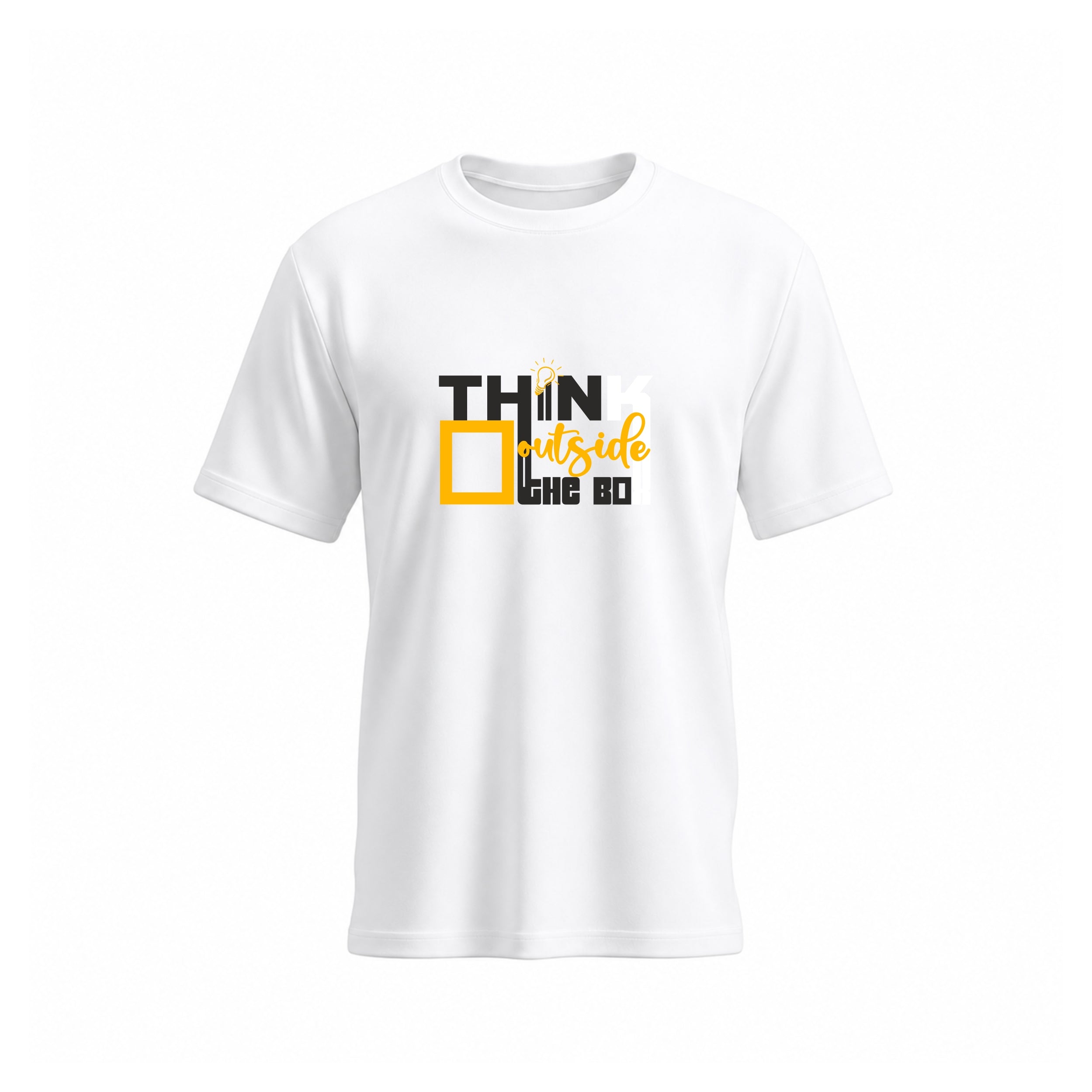 SIIEGE Think Outside The Box Cotton T-Shirt For Men