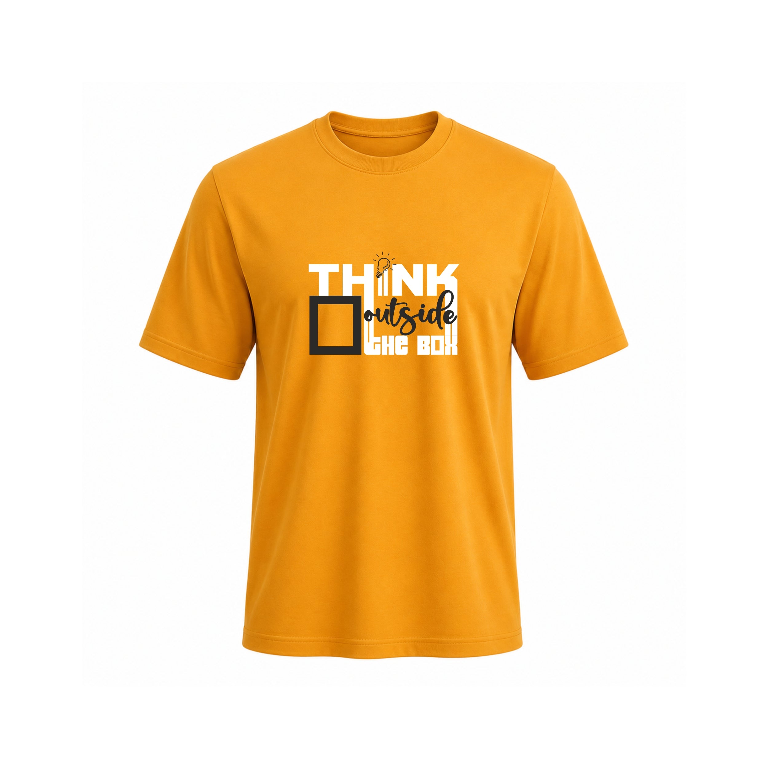 SIIEGE Think Outside The Box Cotton T-Shirt For Men