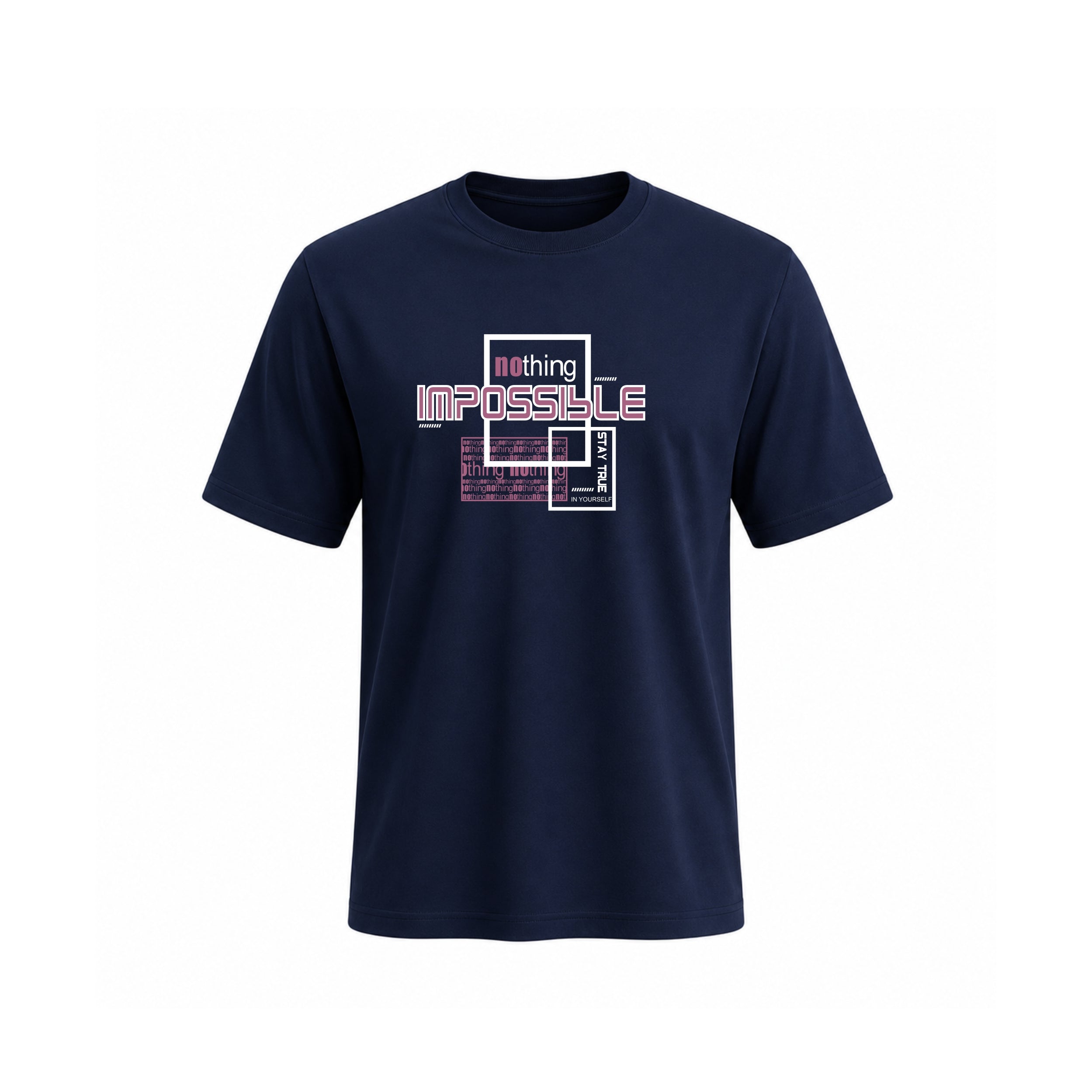 SIIEGE Nothing Impossible Cotton T-Shirt For Men