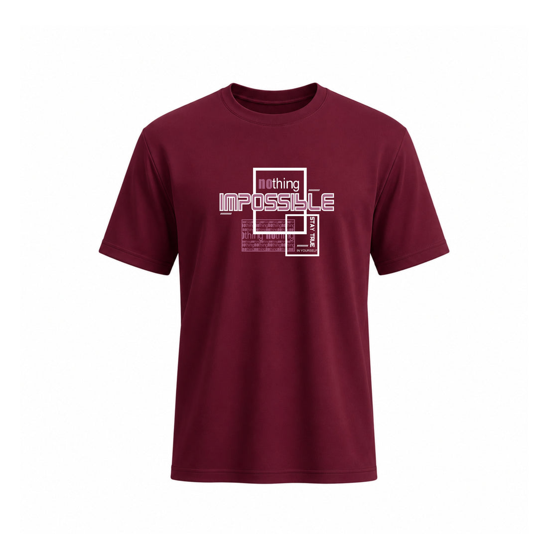 SIIEGE Nothing Impossible Cotton T-Shirt For Men
