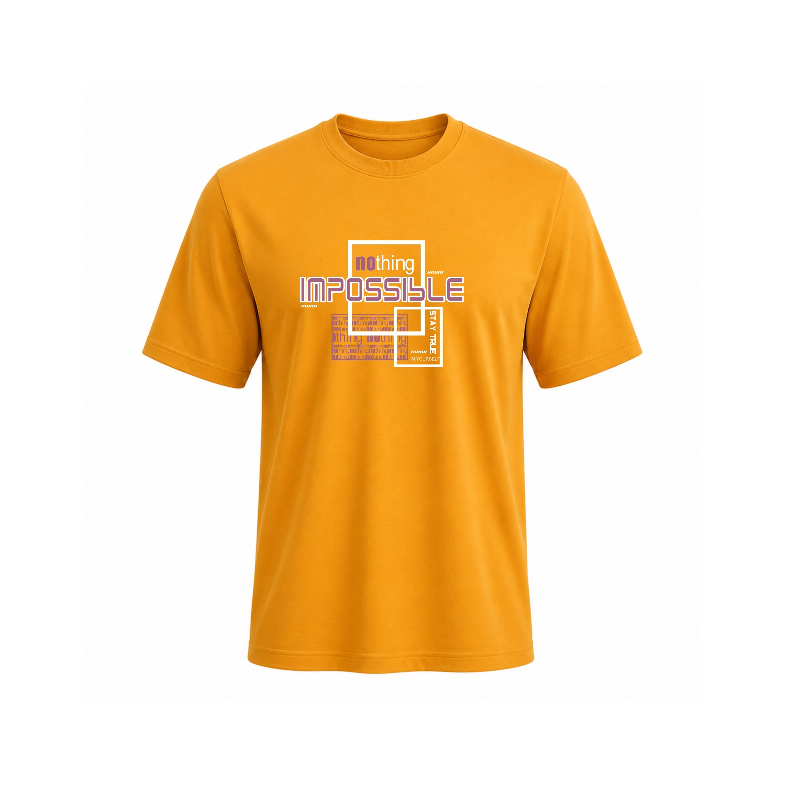 SIIEGE Nothing Impossible Cotton T-Shirt For Men