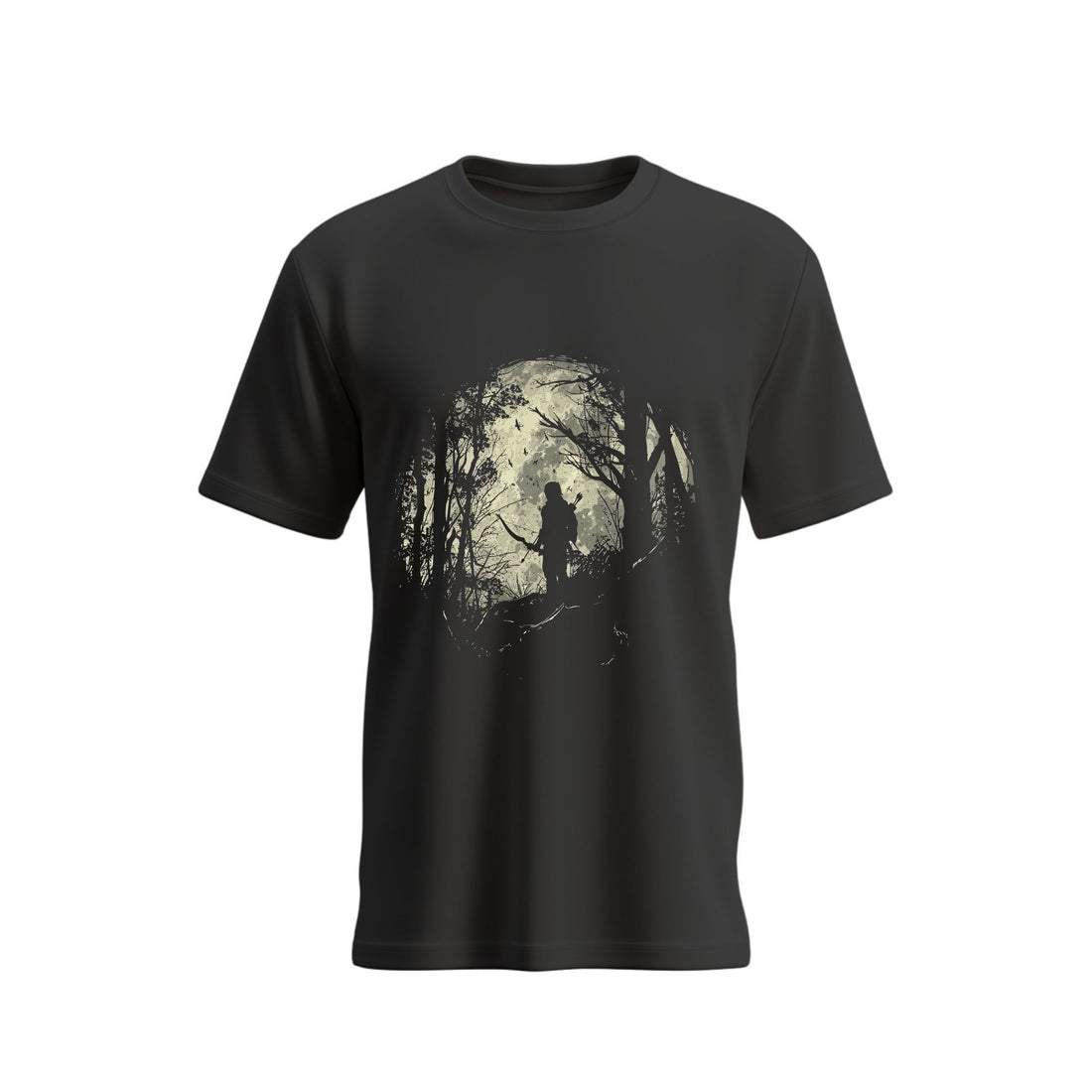 Siiege Dark Forest Shadow Soft Cotton T-Shirt for Men