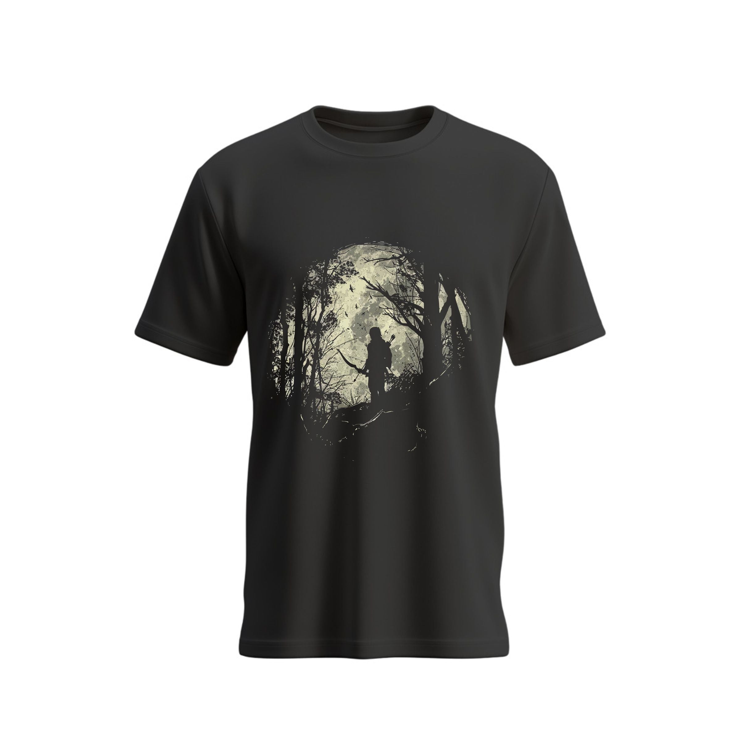 Siiege Dark Forest Shadow Soft Cotton T-Shirt for Men