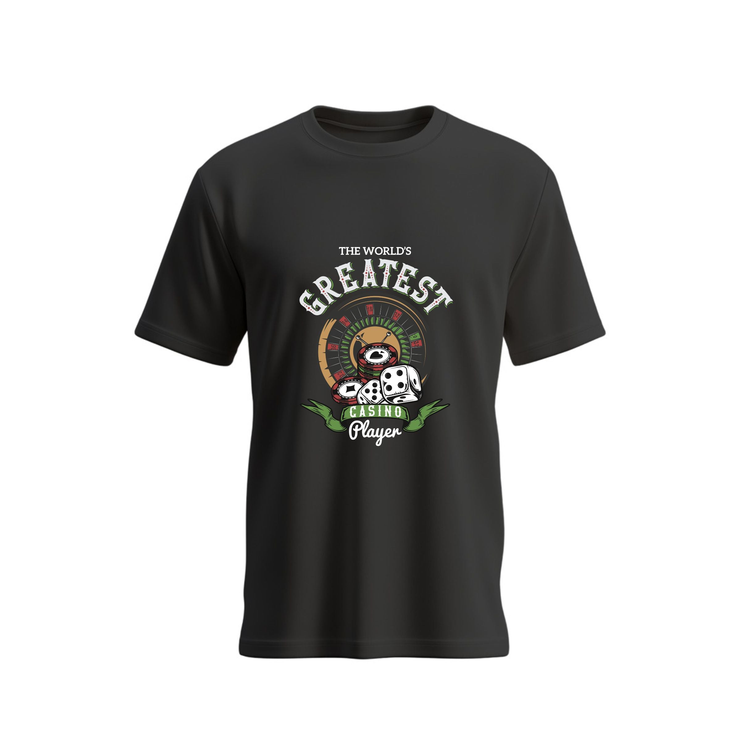 Siiege The World’s Greatest Casino Player Soft Cotton T-Shirt for Men