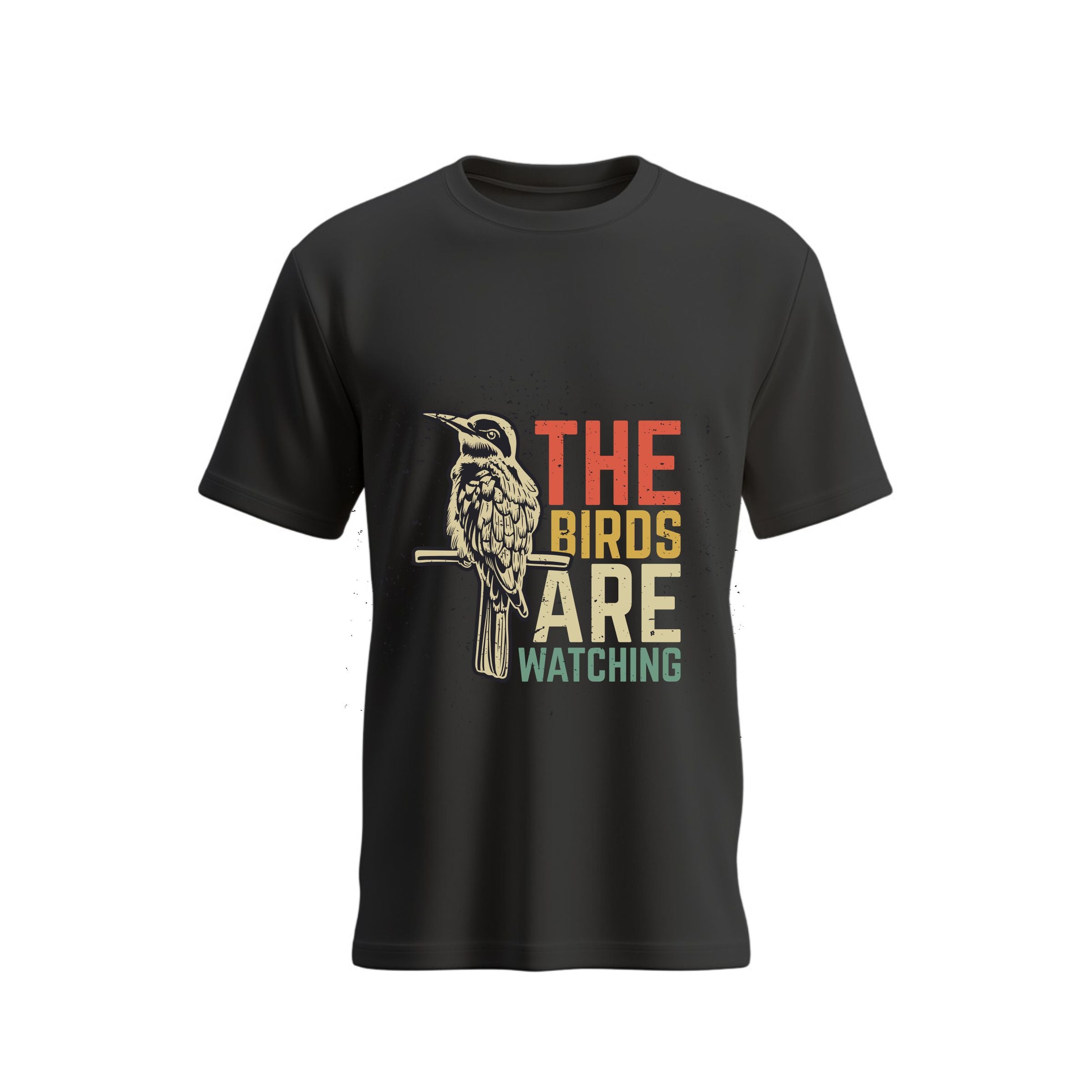 Siiege The Birds Are Watching  Soft Cotton T-Shirt for Men