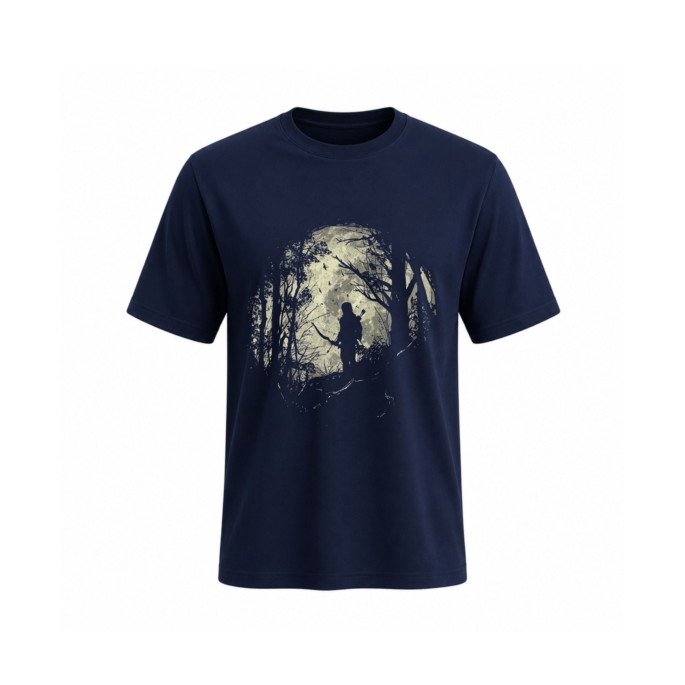 Siiege Dark Forest Shadow Soft Cotton T-Shirt for Men