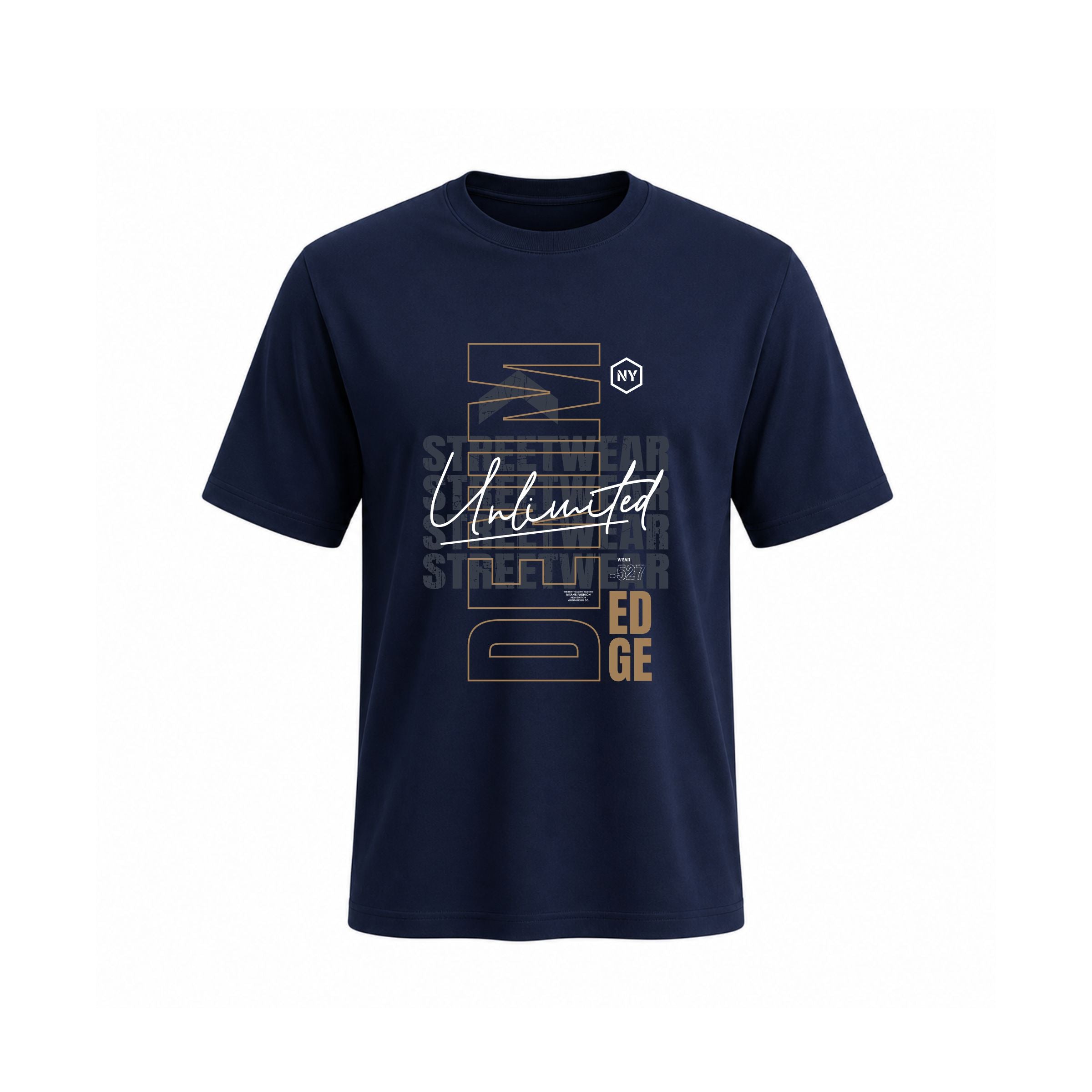 Siiege Denim Unlimited Streetwear Edge Soft Cotton T-Shirt for Men