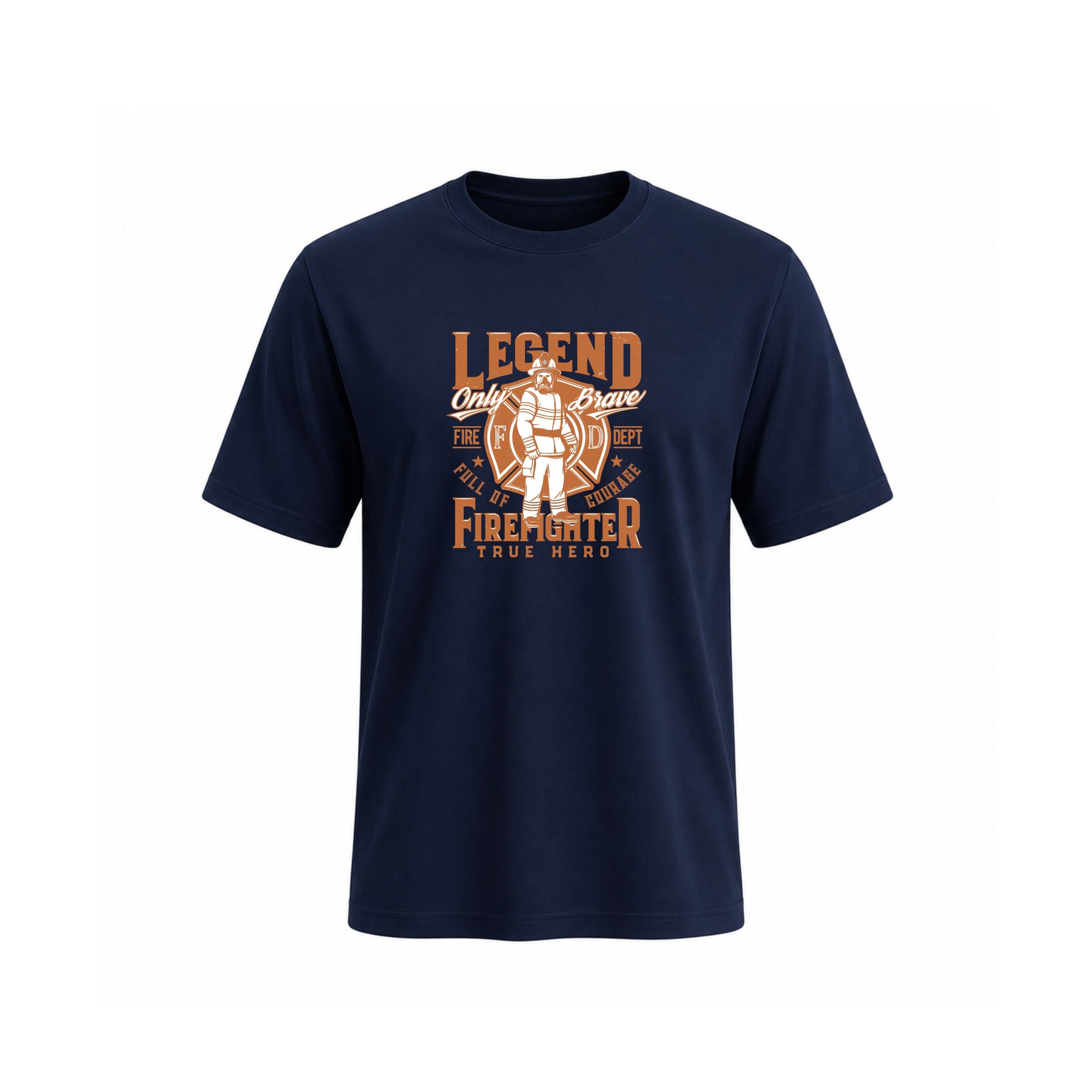 Siiege Legend Firefighter True Hero Soft Cotton T-Shirt for Men