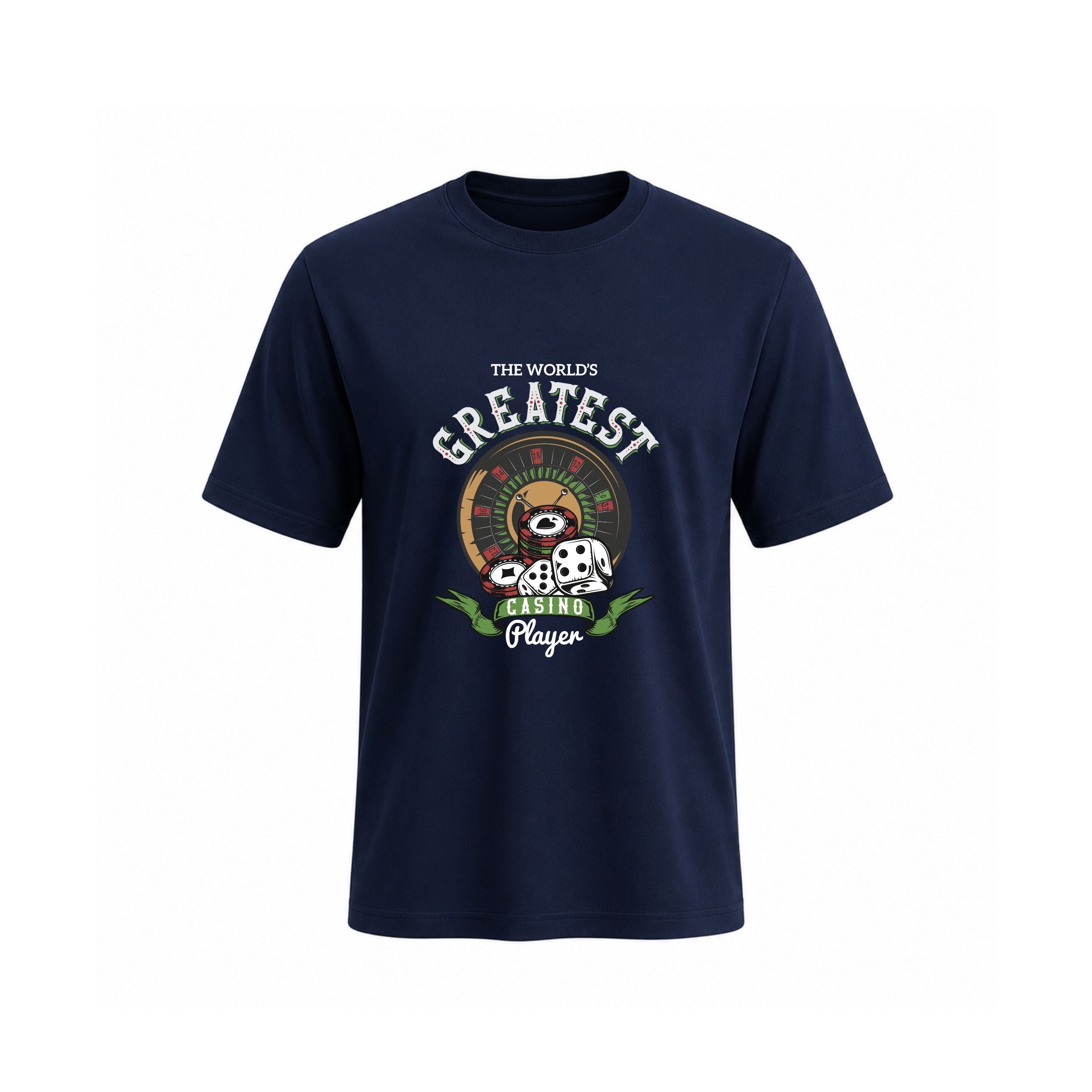 Siiege The World’s Greatest Casino Player Soft Cotton T-Shirt for Men