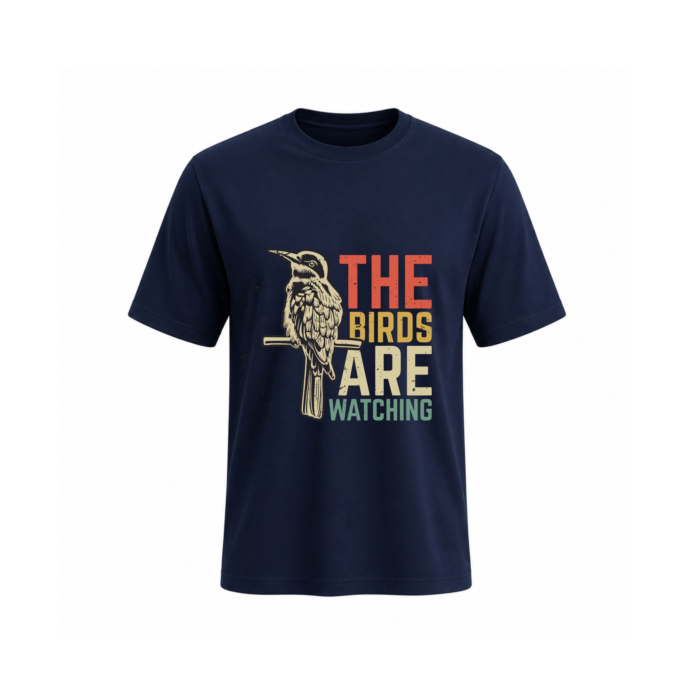 Siiege The Birds Are Watching  Soft Cotton T-Shirt for Men
