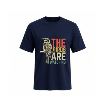Siiege The Birds Are Watching  Soft Cotton T-Shirt for Men