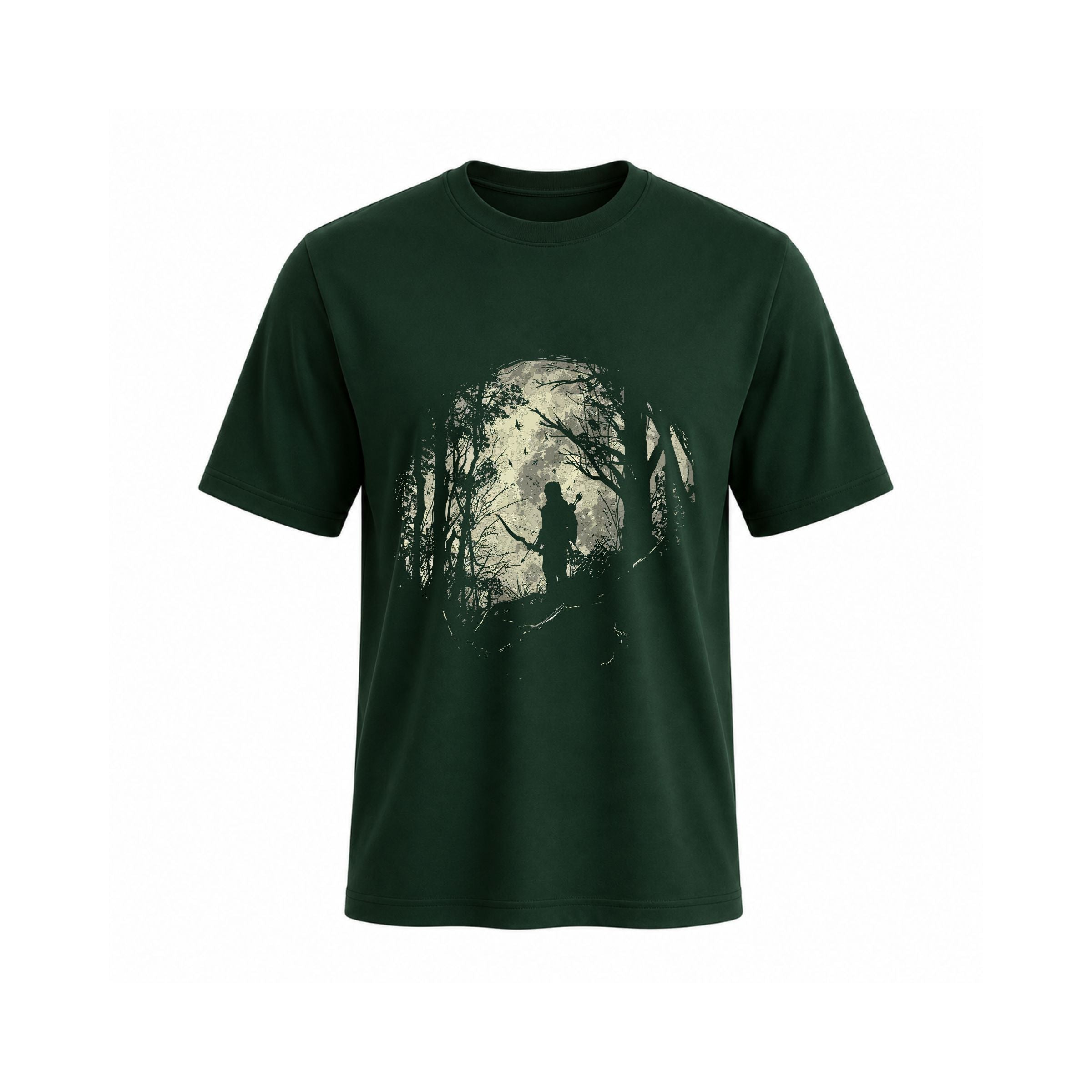 Siiege Dark Forest Shadow Soft Cotton T-Shirt for Men