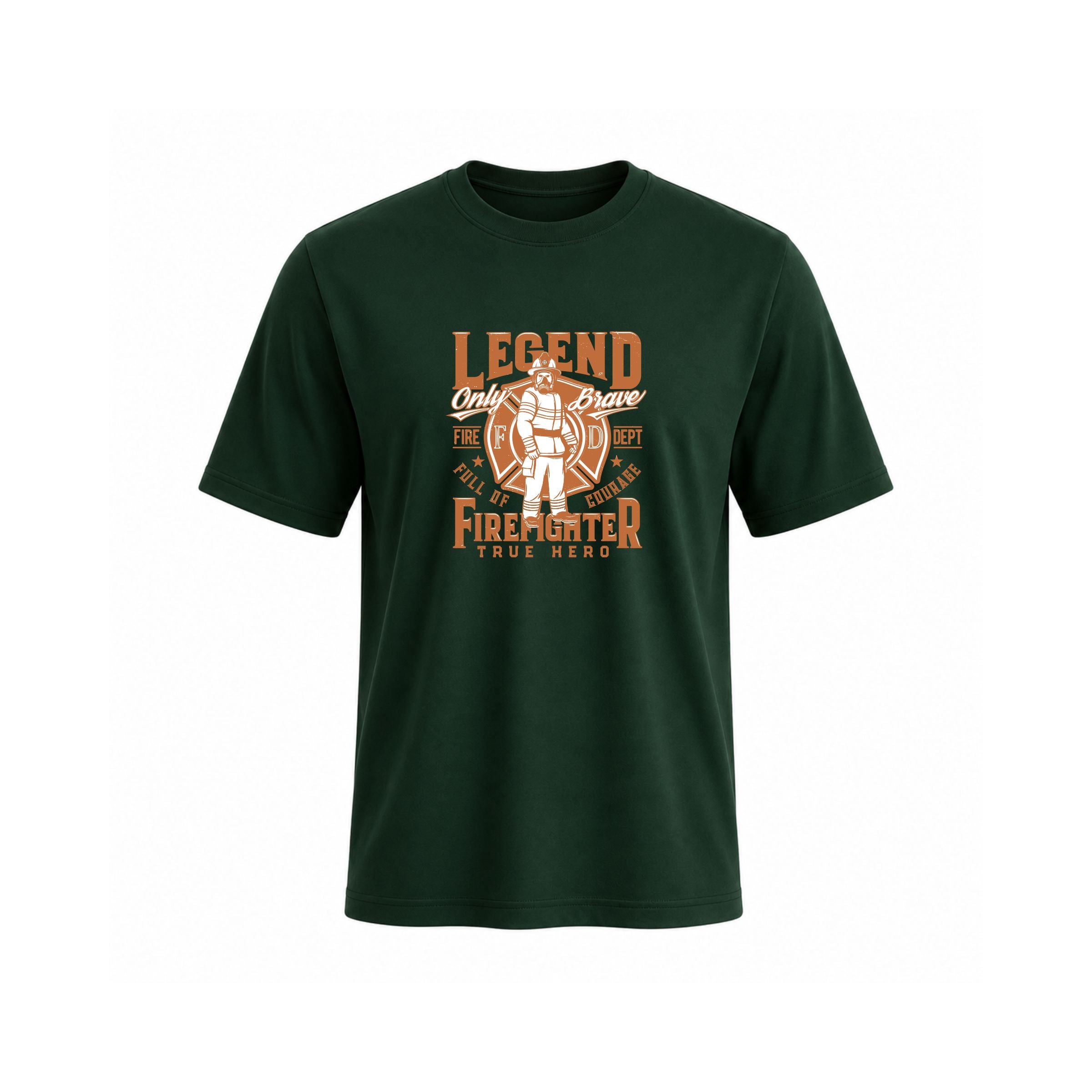 Siiege Legend Firefighter True Hero Soft Cotton T-Shirt for Men