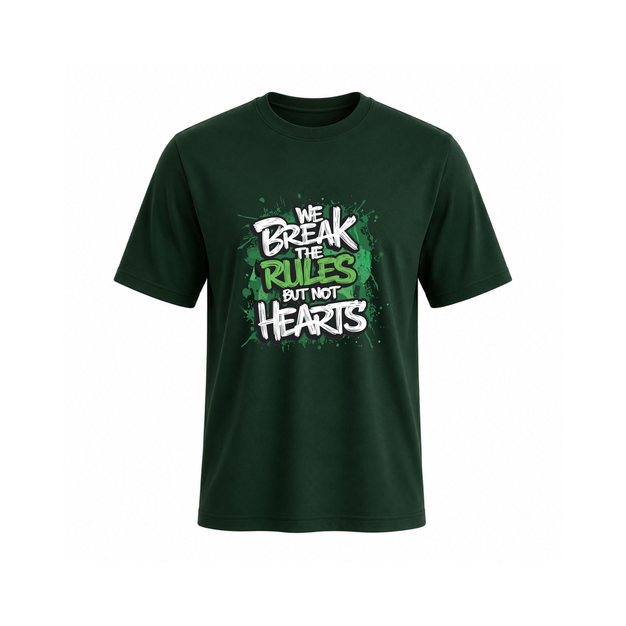 Siiege We Break The Rules But Not Hearts Soft Cotton T-Shirt for Men