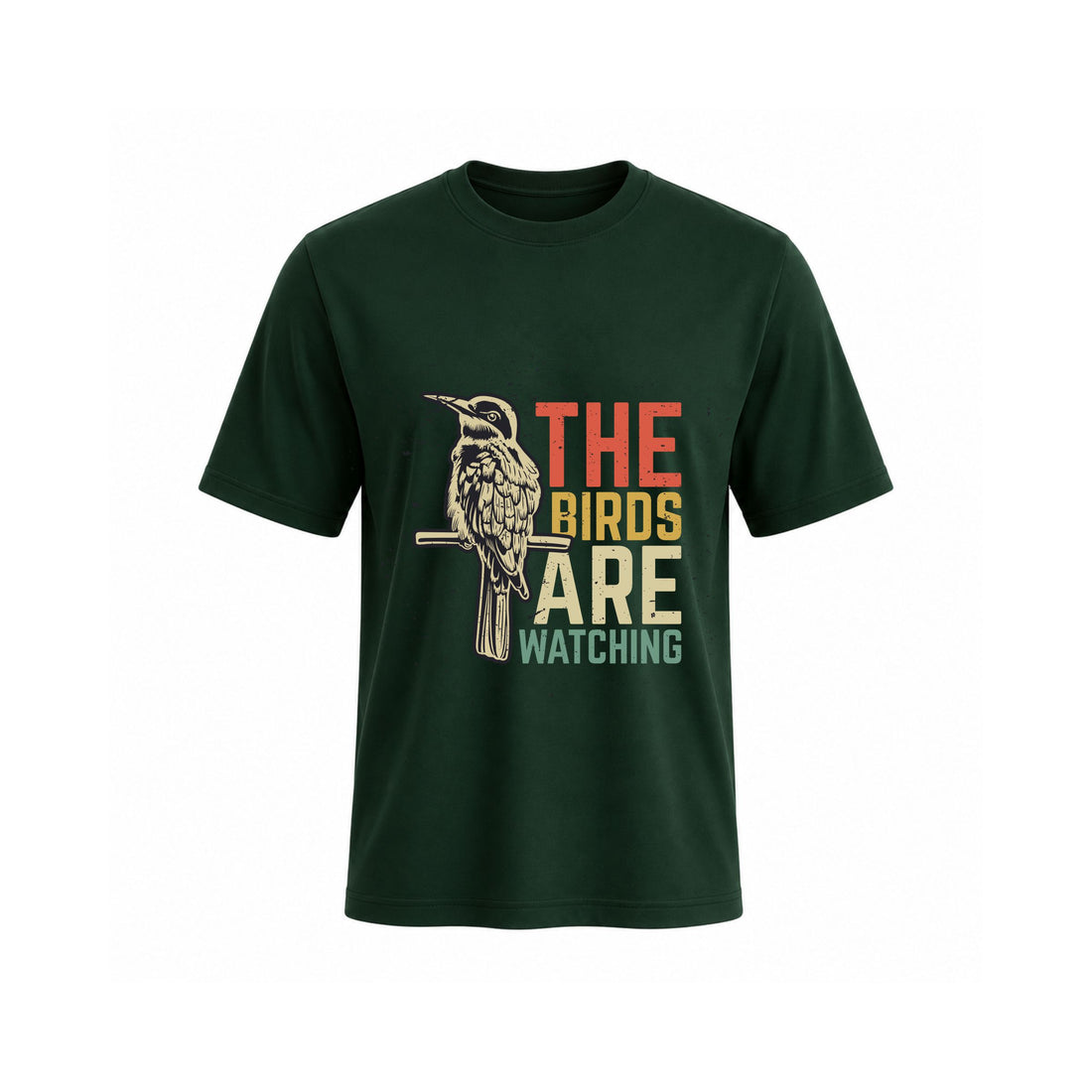 Siiege The Birds Are Watching  Soft Cotton T-Shirt for Men