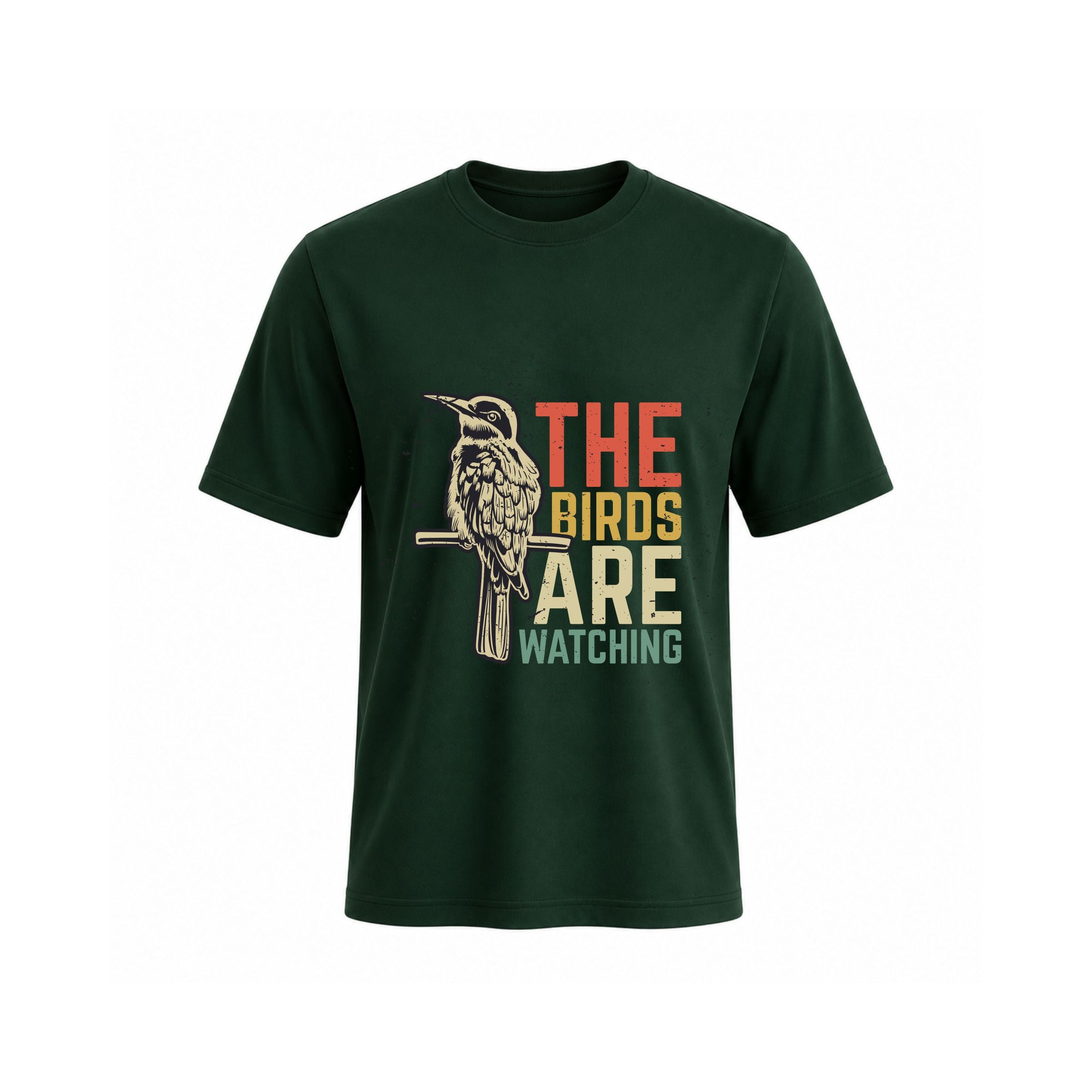 Siiege The Birds Are Watching  Soft Cotton T-Shirt for Men