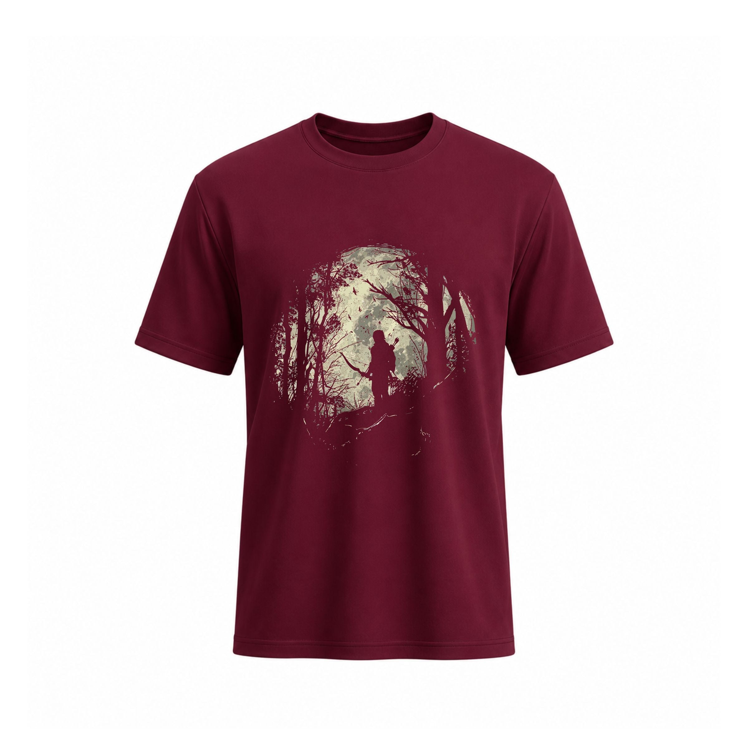 Siiege Dark Forest Shadow Soft Cotton T-Shirt for Men