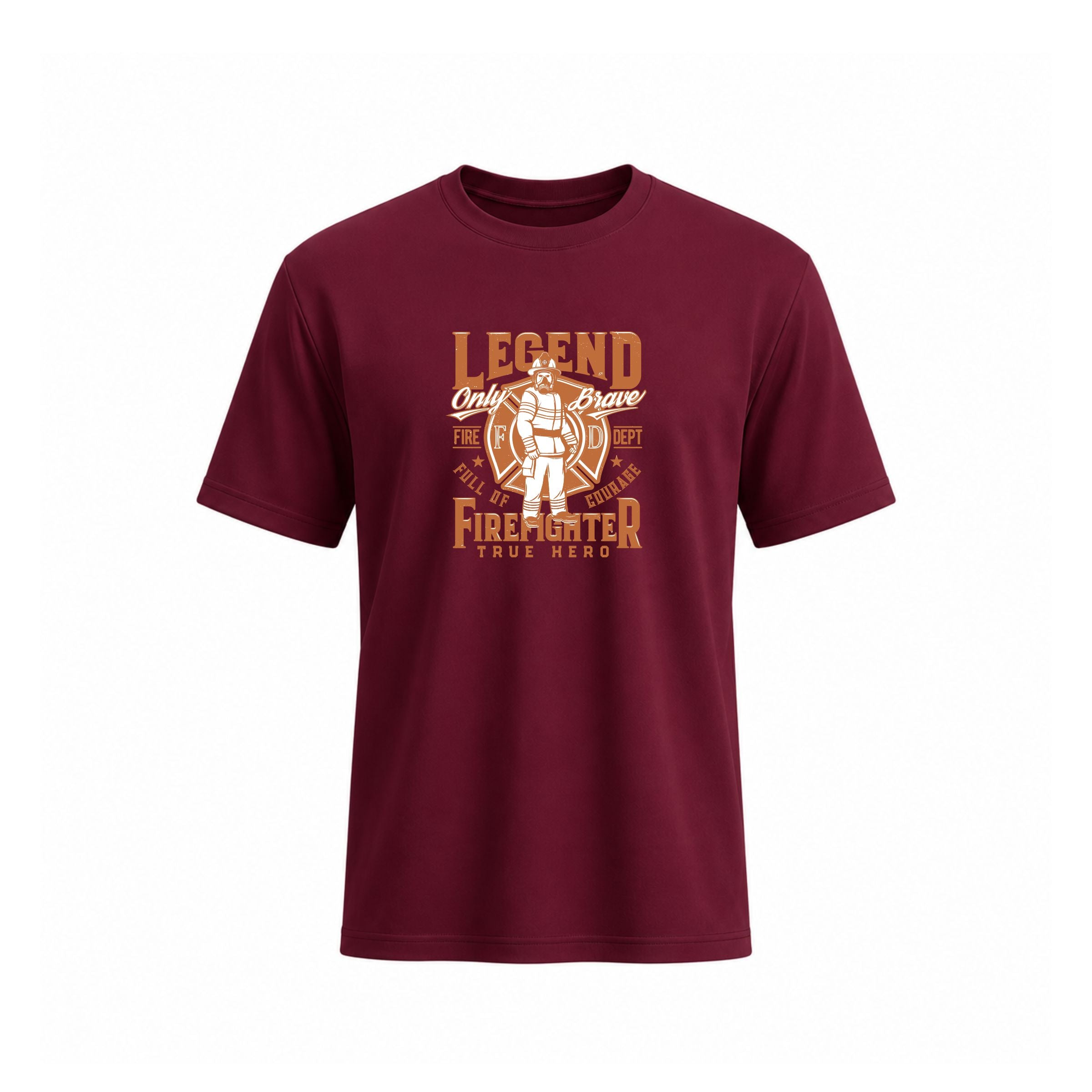 Siiege Legend Firefighter True Hero Soft Cotton T-Shirt for Men