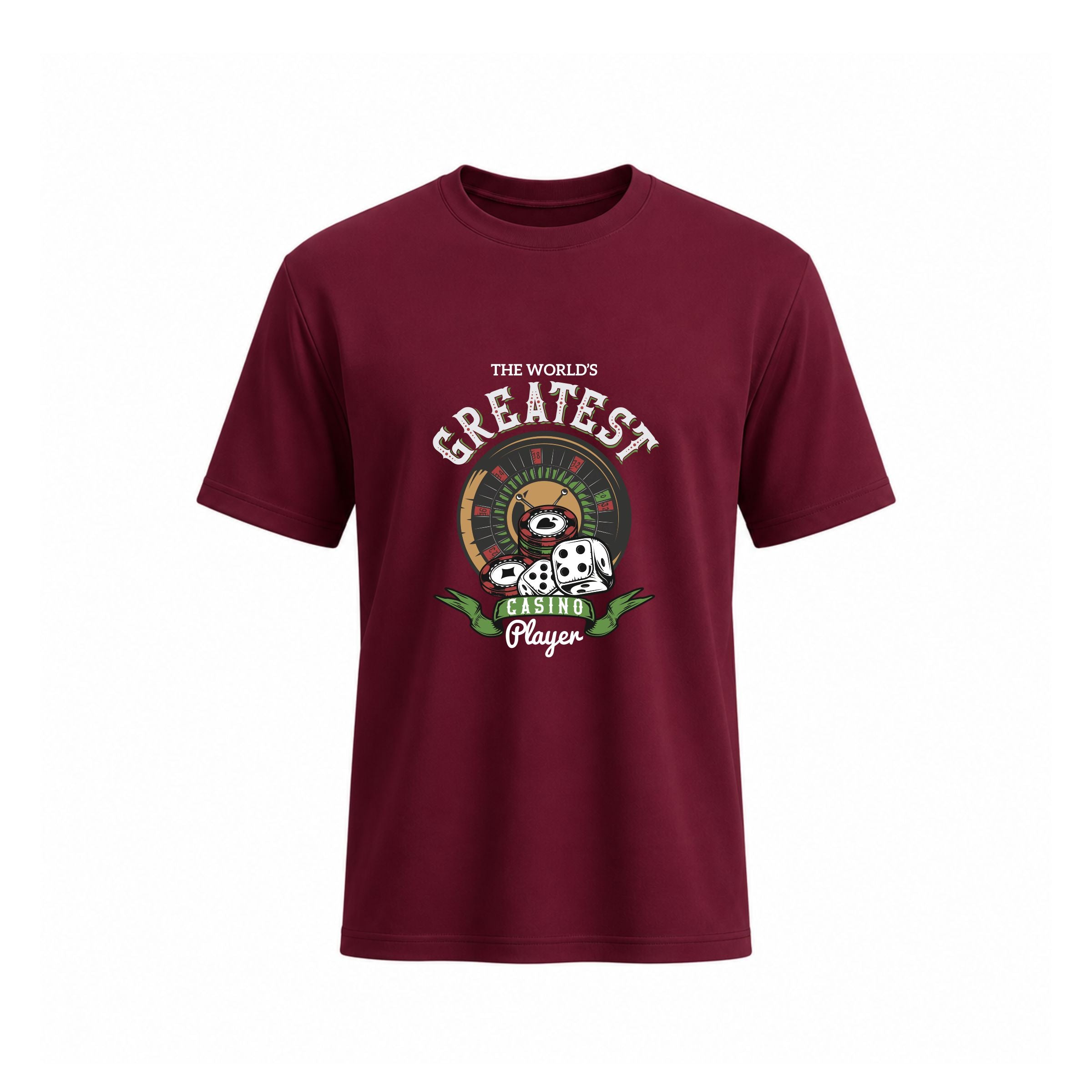Siiege The World’s Greatest Casino Player Soft Cotton T-Shirt for Men