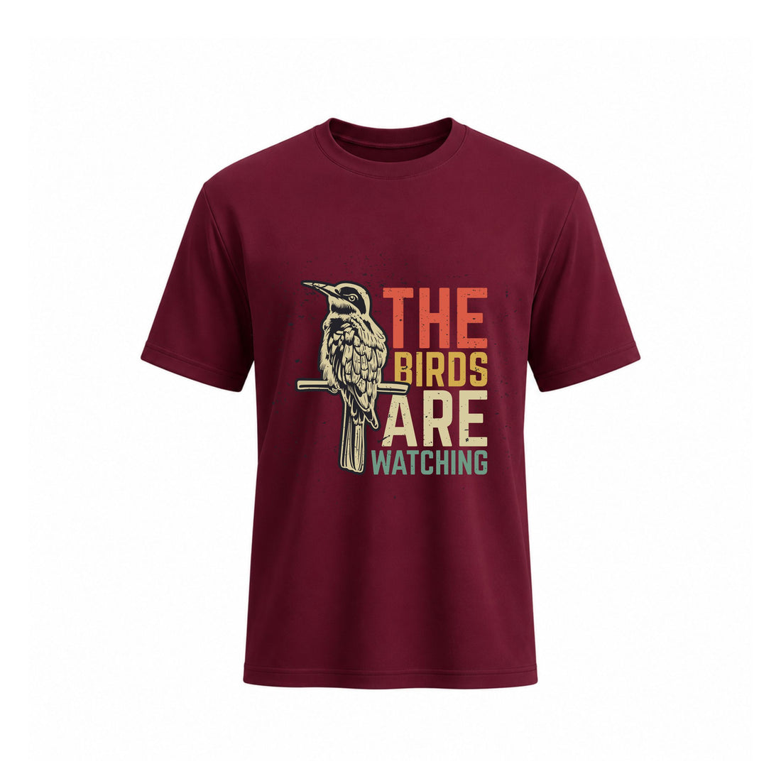 Siiege The Birds Are Watching  Soft Cotton T-Shirt for Men