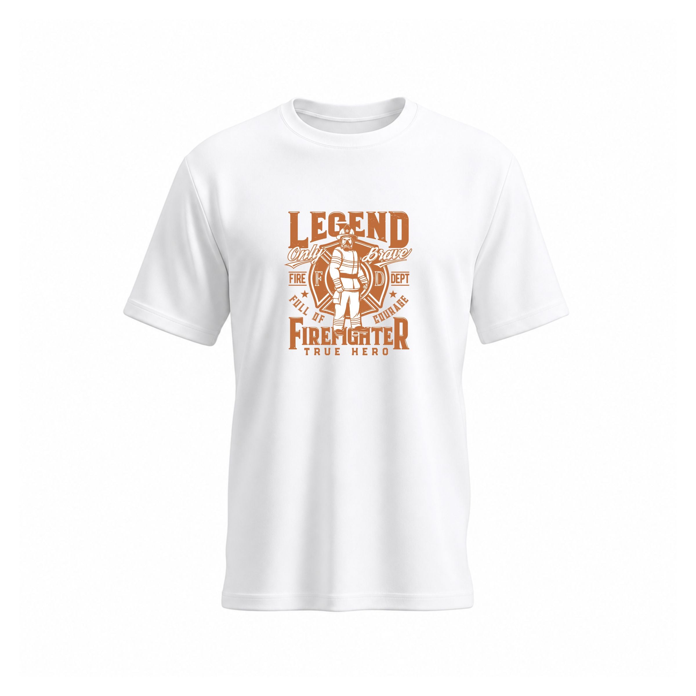 Siiege Legend Firefighter True Hero Soft Cotton T-Shirt for Men