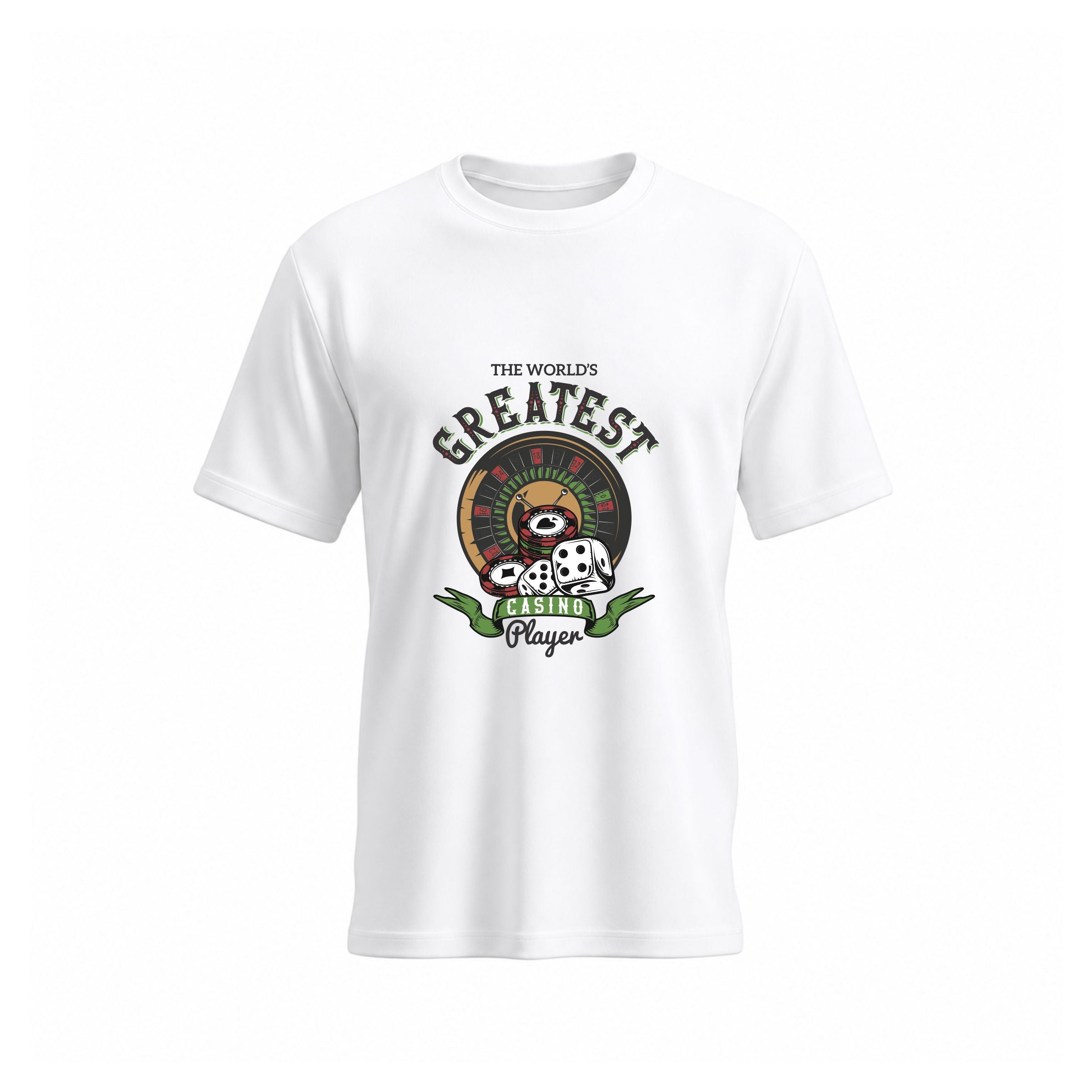 Siiege The World’s Greatest Casino Player Soft Cotton T-Shirt for Men