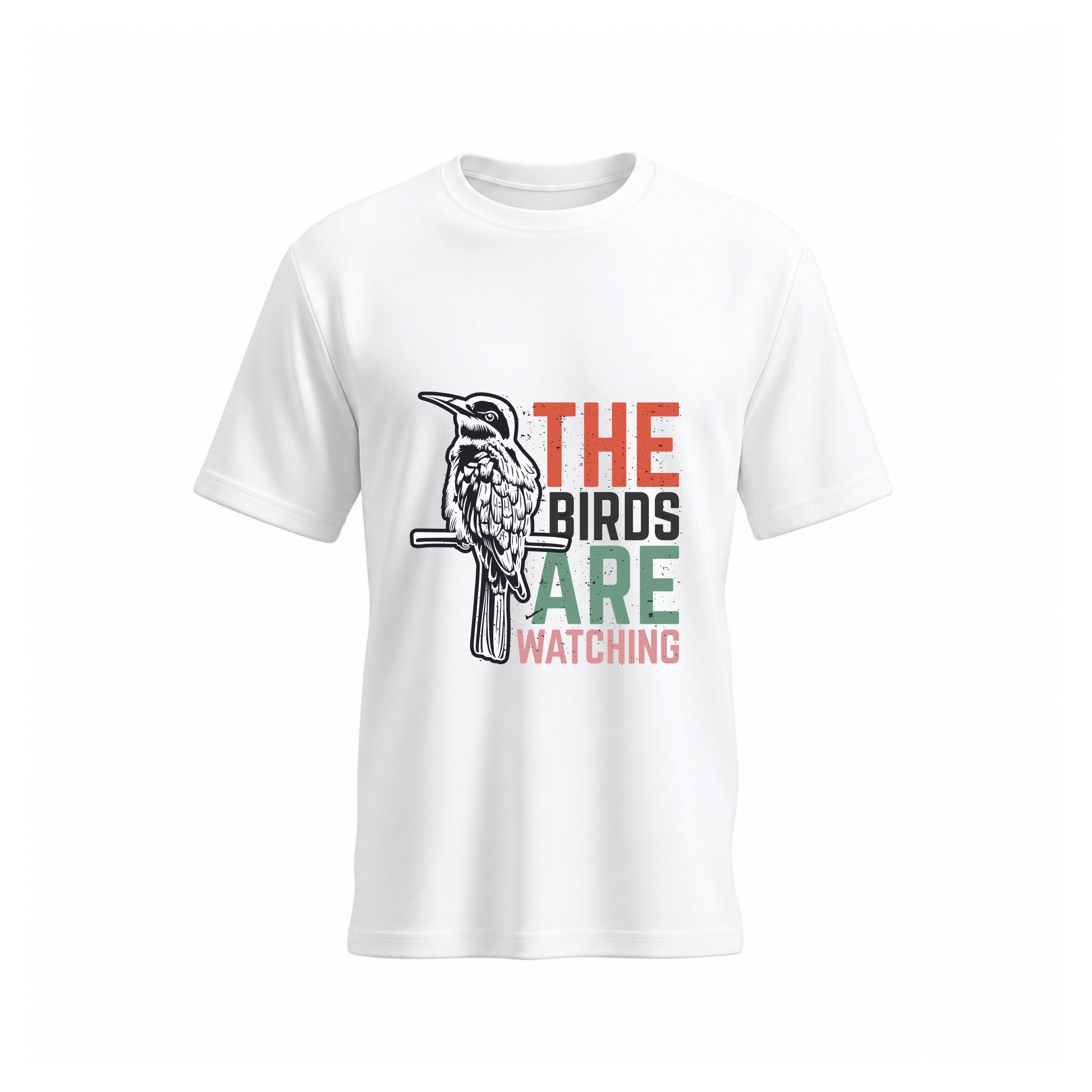 Siiege The Birds Are Watching  Soft Cotton T-Shirt for Men