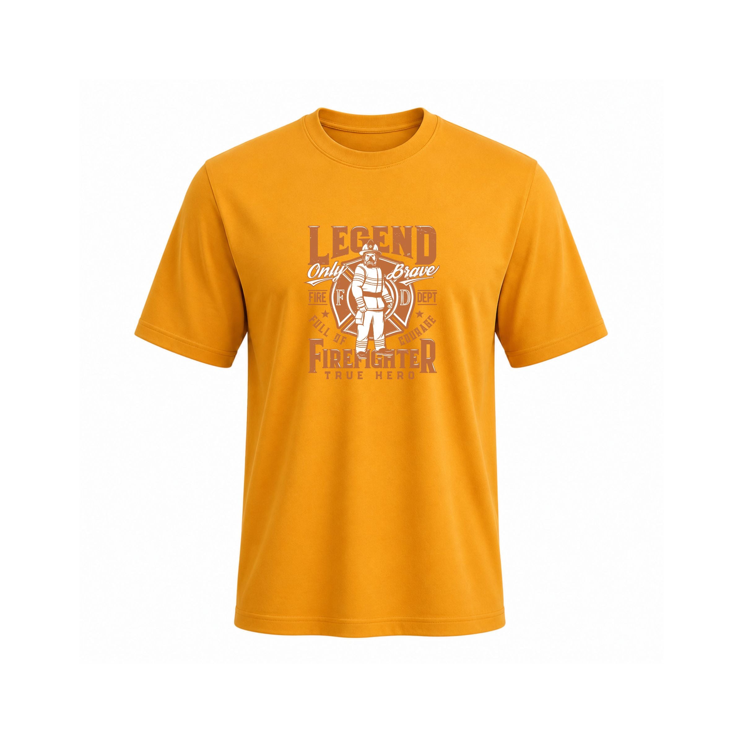 Siiege Legend Firefighter True Hero Soft Cotton T-Shirt for Men