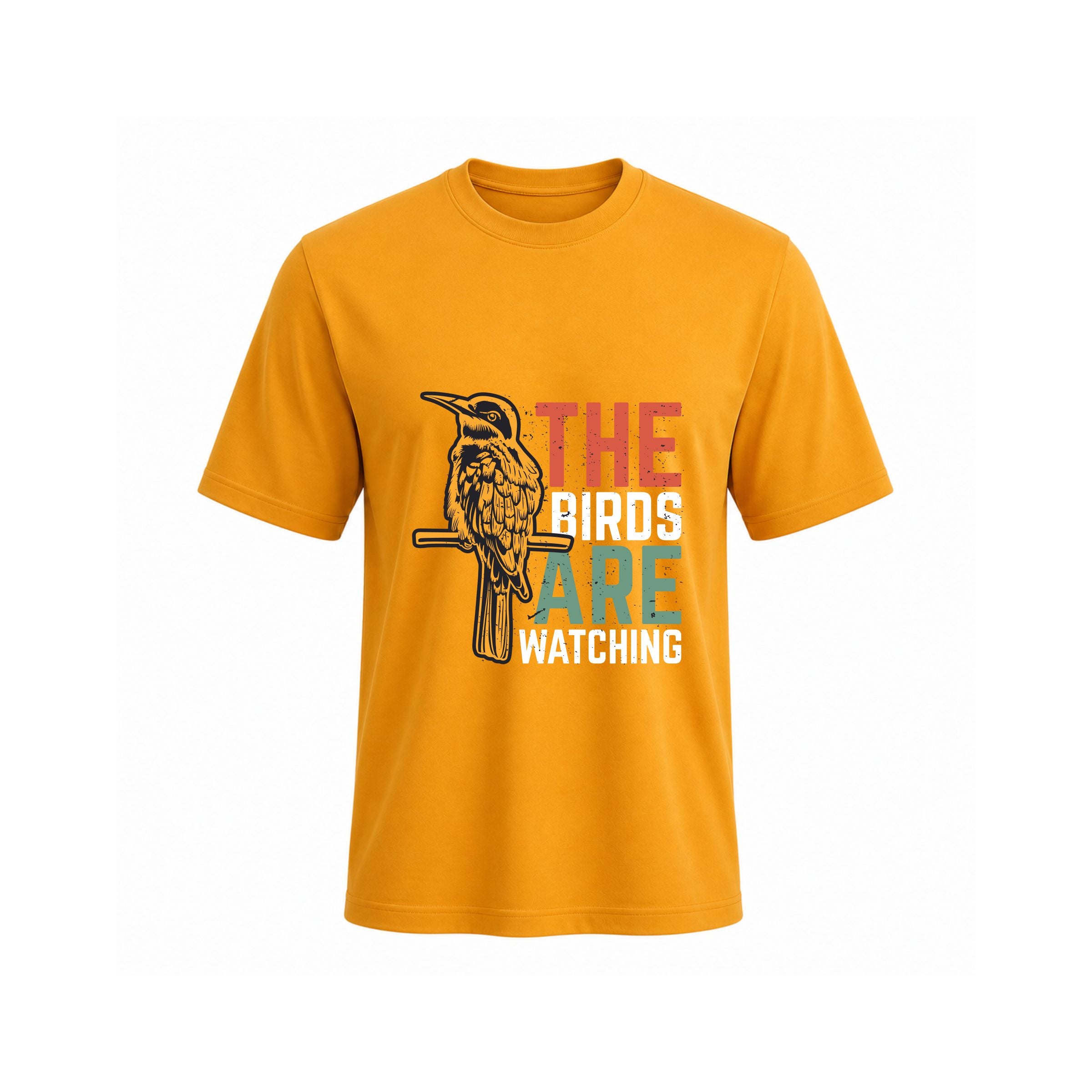 Siiege The Birds Are Watching  Soft Cotton T-Shirt for Men