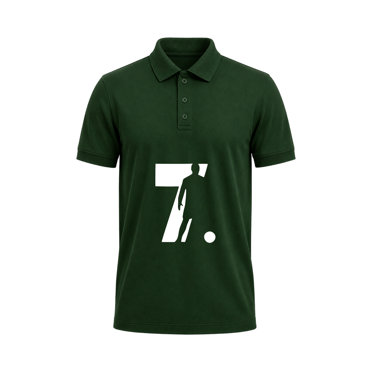 SIIEGE Abstract 7 Green Polo T-Shirt for Men