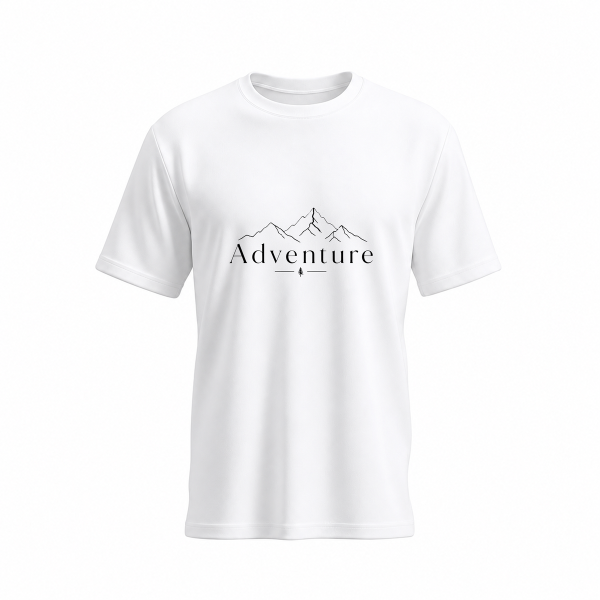 SIIEGE Adventure Soft Cotton White T-Shirt For Men