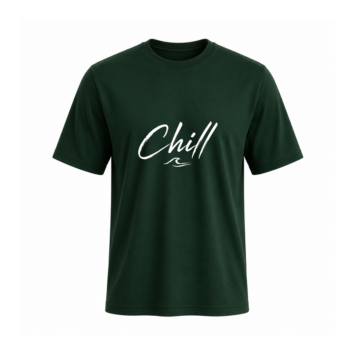 SIIEGE Chill Soft Cotton Green T-Shirt For Men