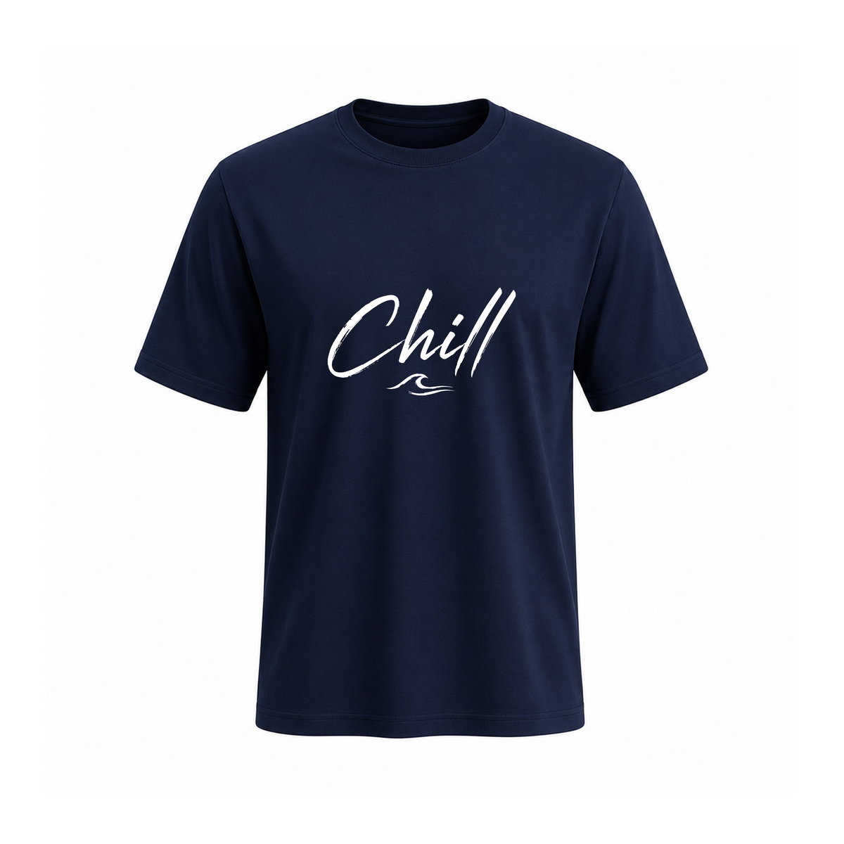 SIIEGE Chill Soft Cotton Navy blue T-Shirt For Men