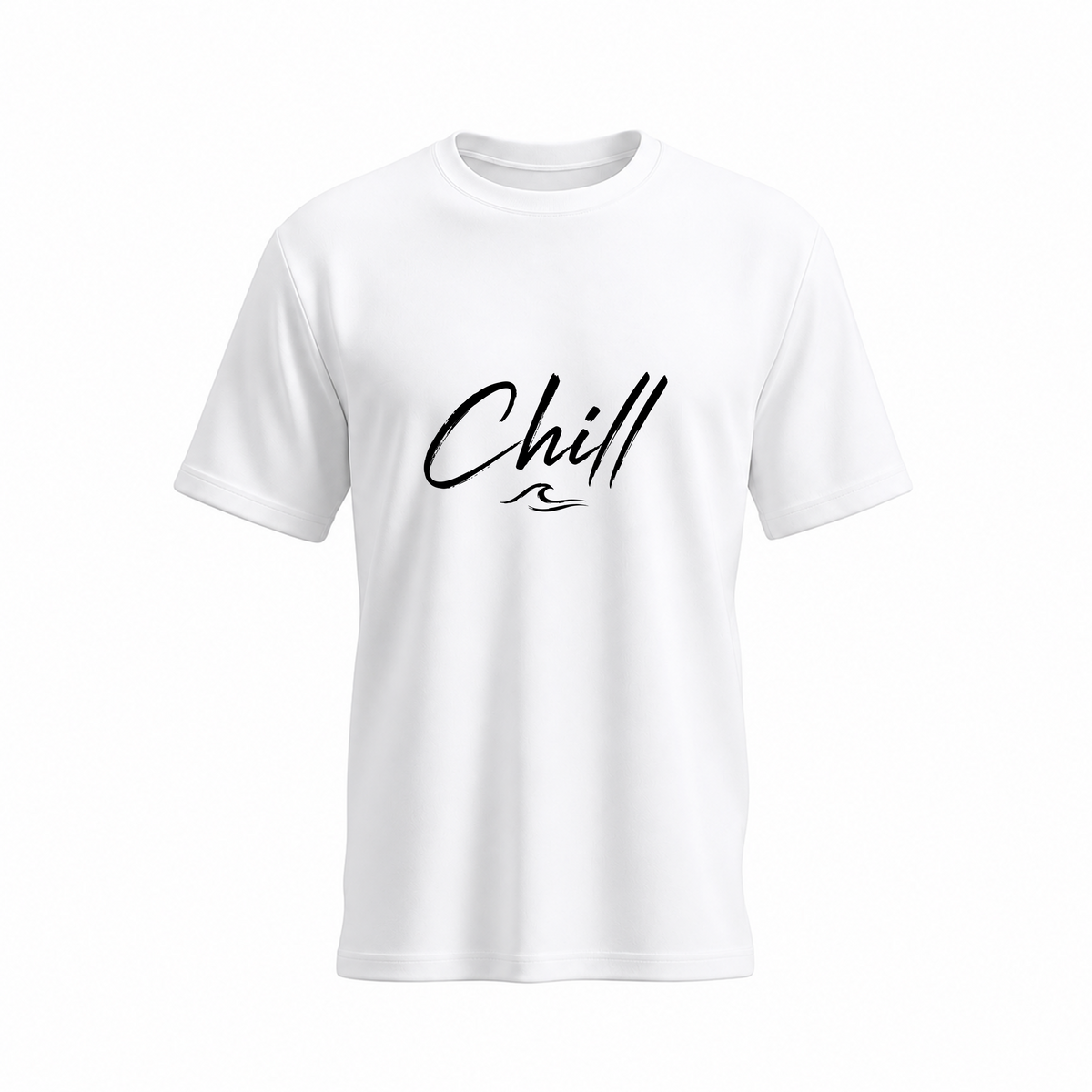 SIIEGE Chill Soft Cotton White T-Shirt For Men