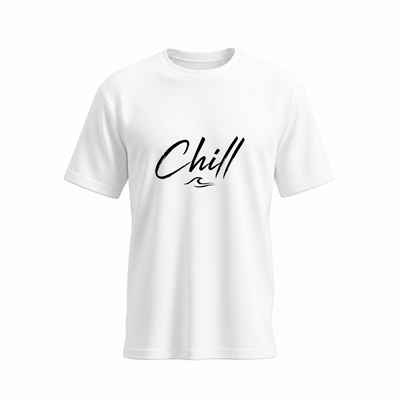 SIIEGE Chill Soft Cotton White T-Shirt For Men