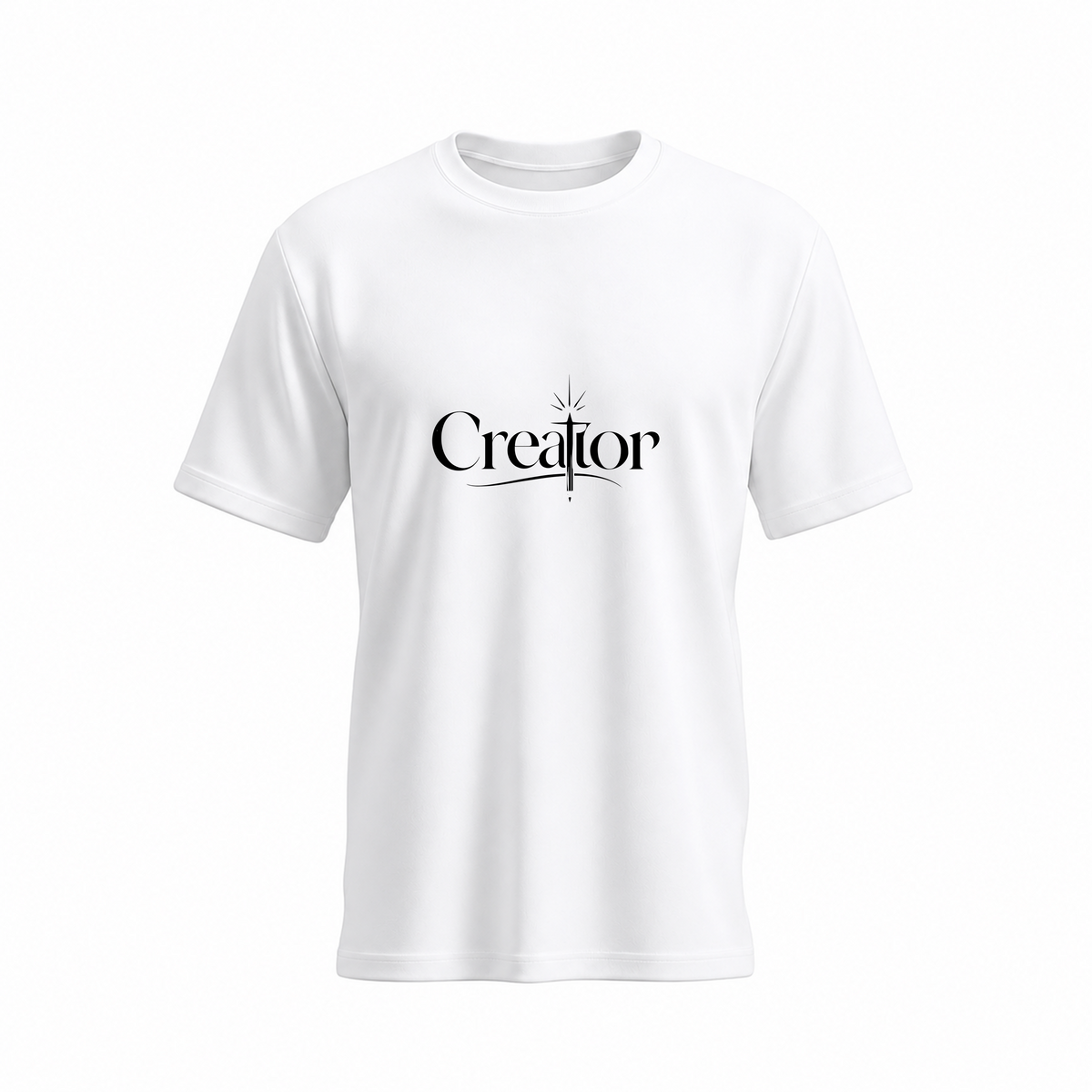 SIIEGE Creatior Soft Cotton White T-Shirt For Men