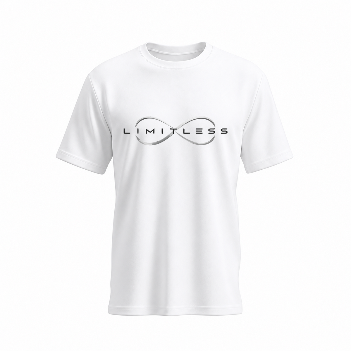 SIIEGE Limitless  Soft Cotton White T-Shirt For Men