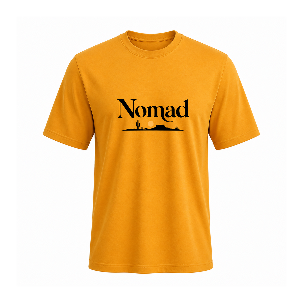 SIIEGE Nomad Soft Cotton Yellow T-Shirt For Men